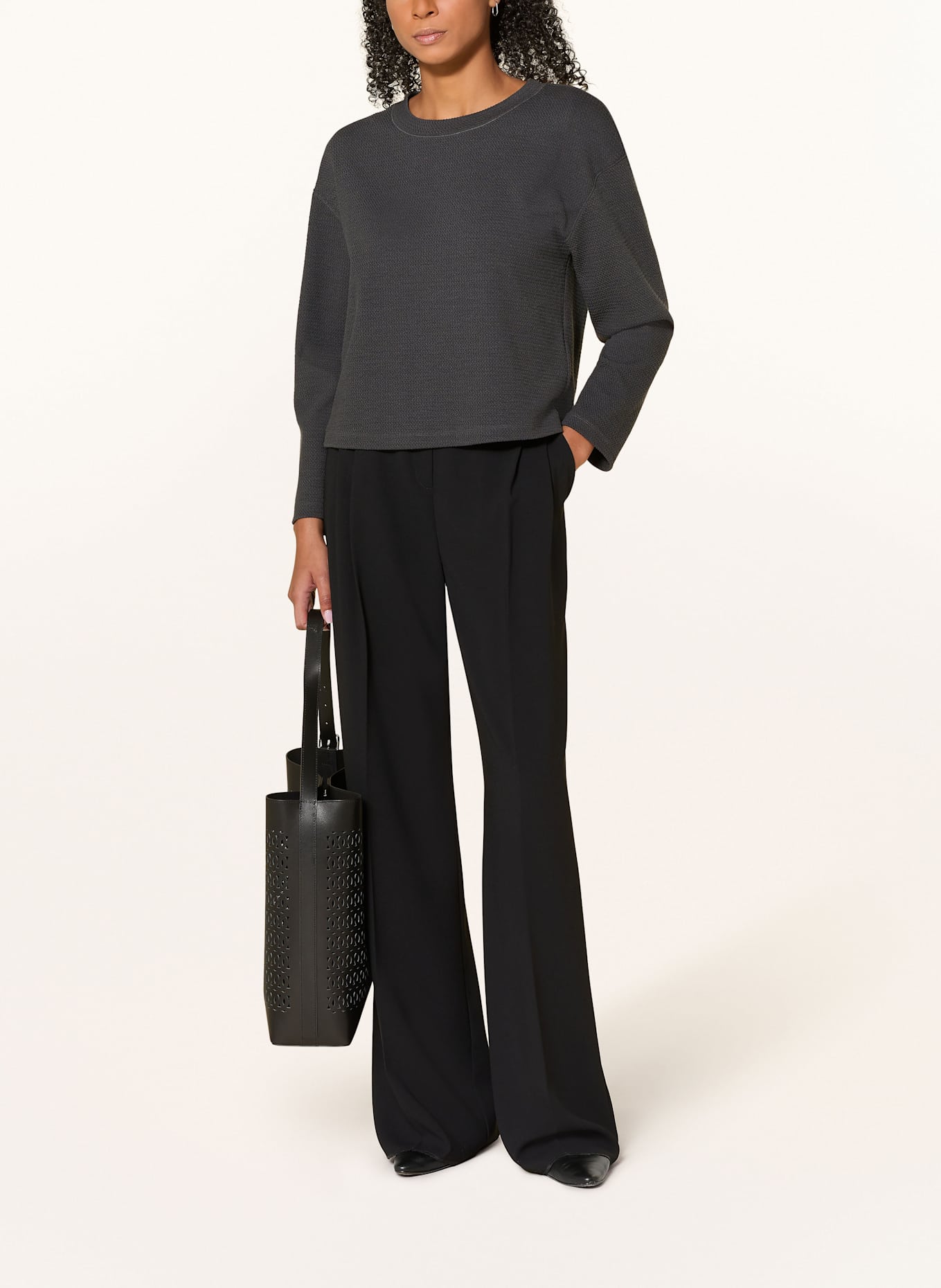 comma casual identity Sweatshirt: GRAU