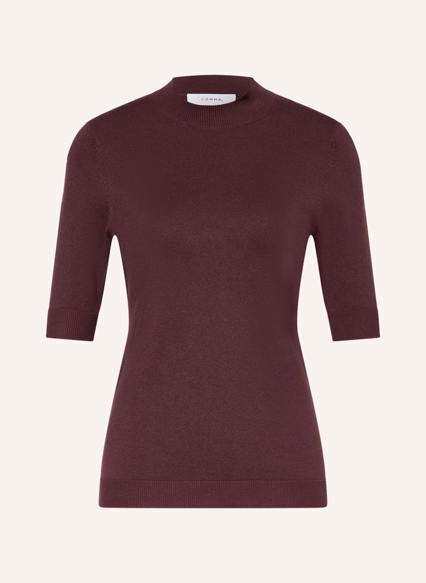 comma Strickshirt: DUNKELLILA
