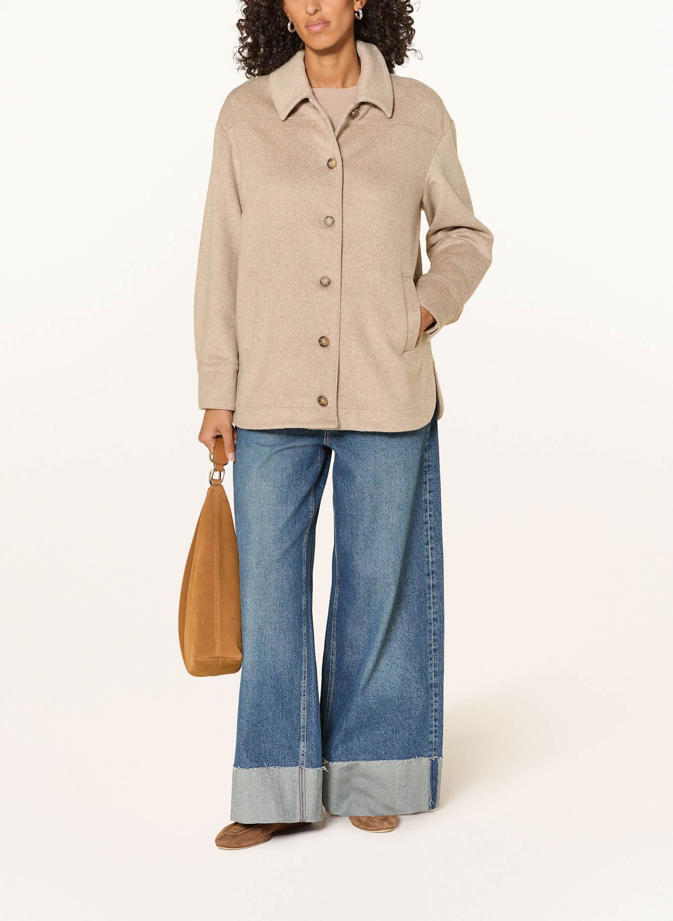 comma Overjacket: BEIGE