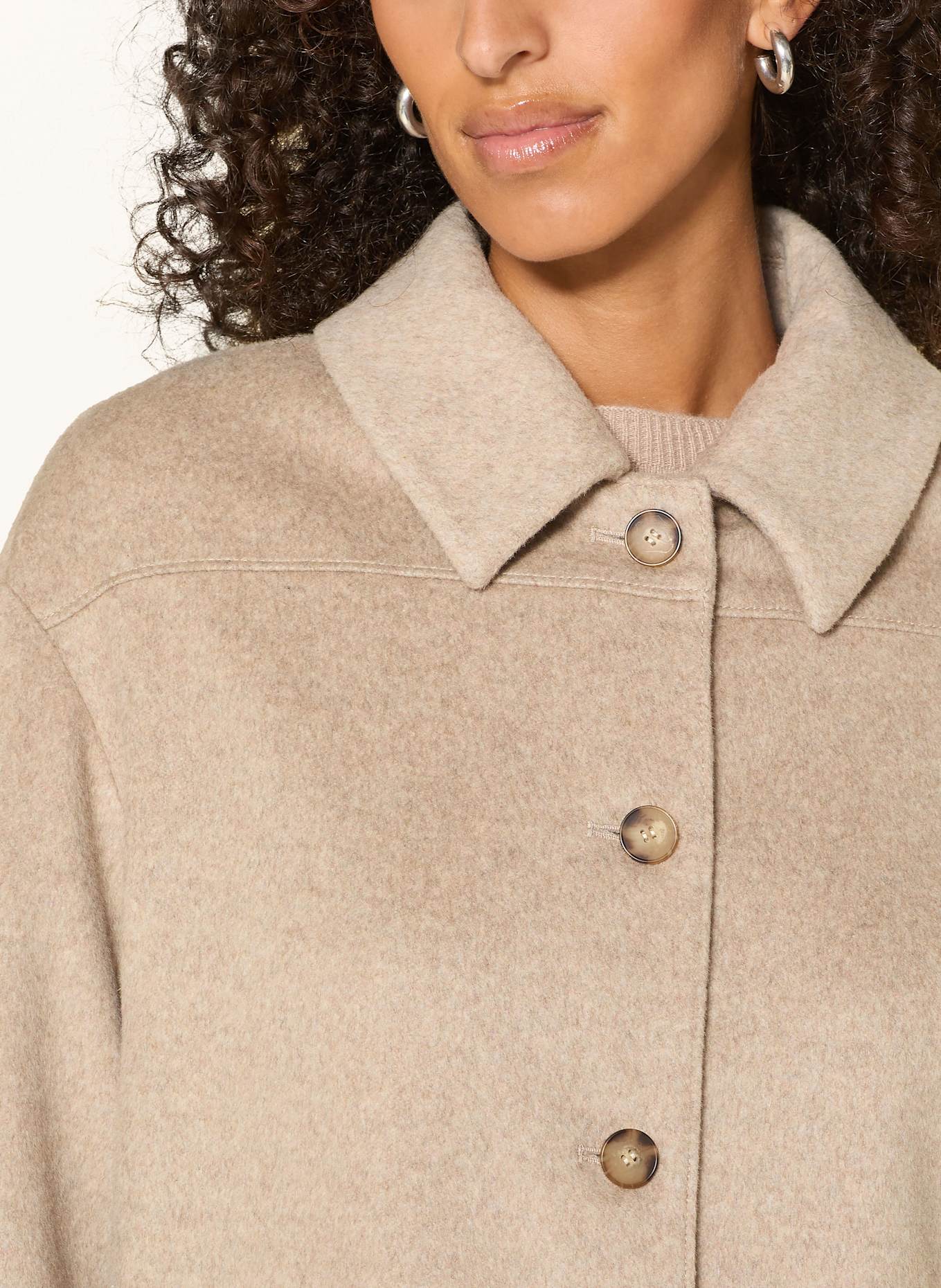 comma Overjacket: BEIGE