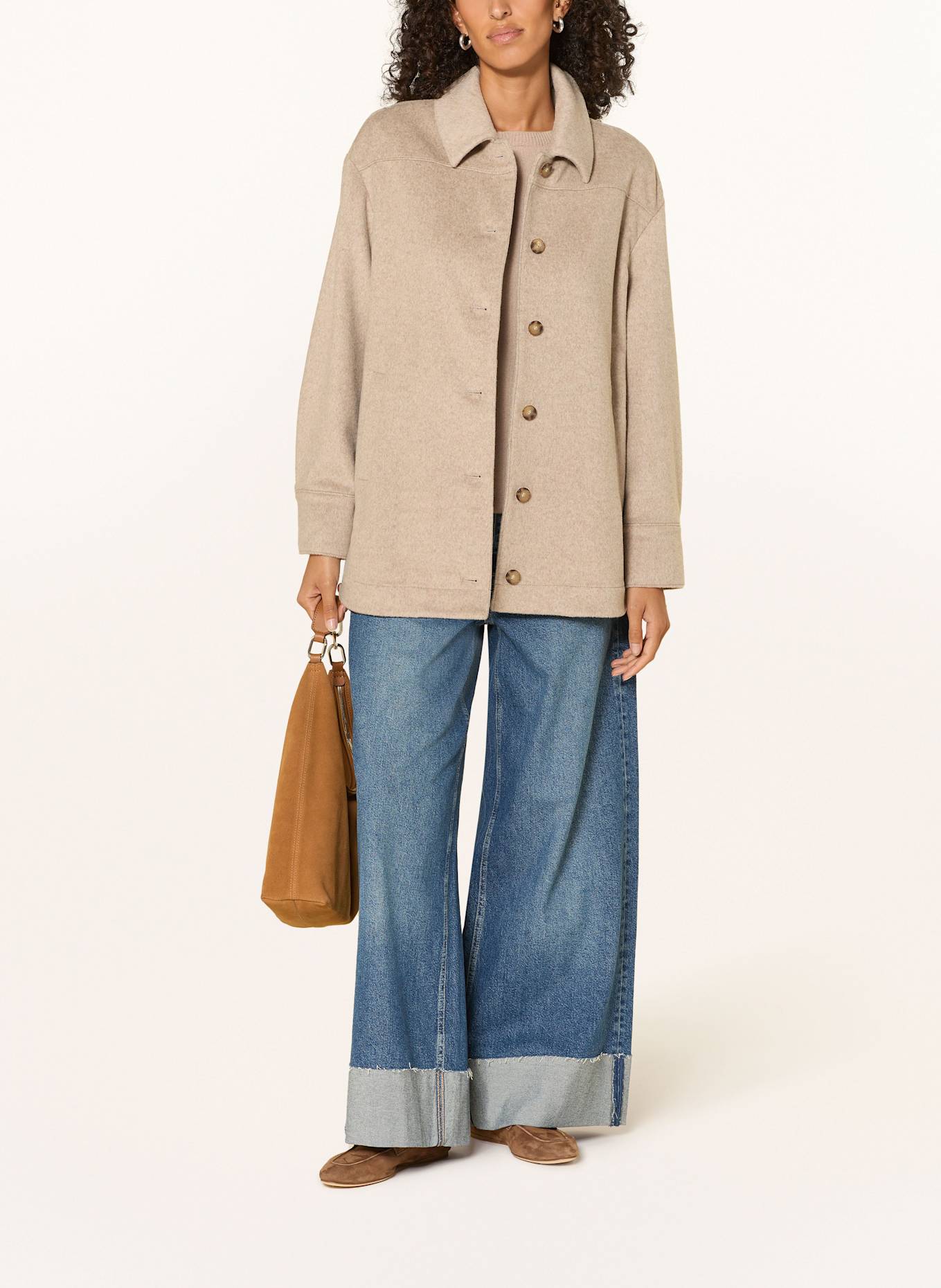 comma Overjacket: BEIGE