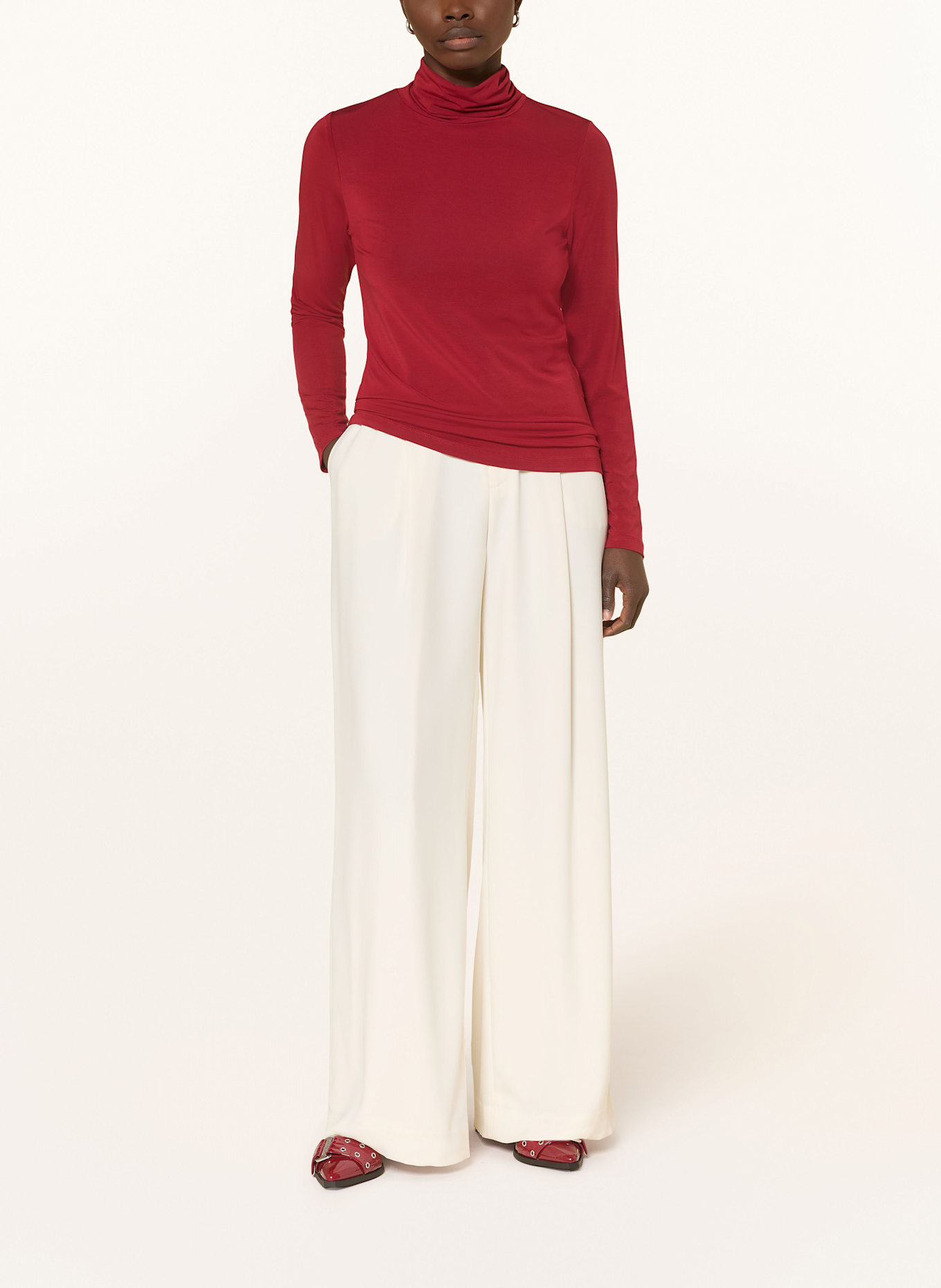 darling harbour Rollkragenshirt: BRICK RED