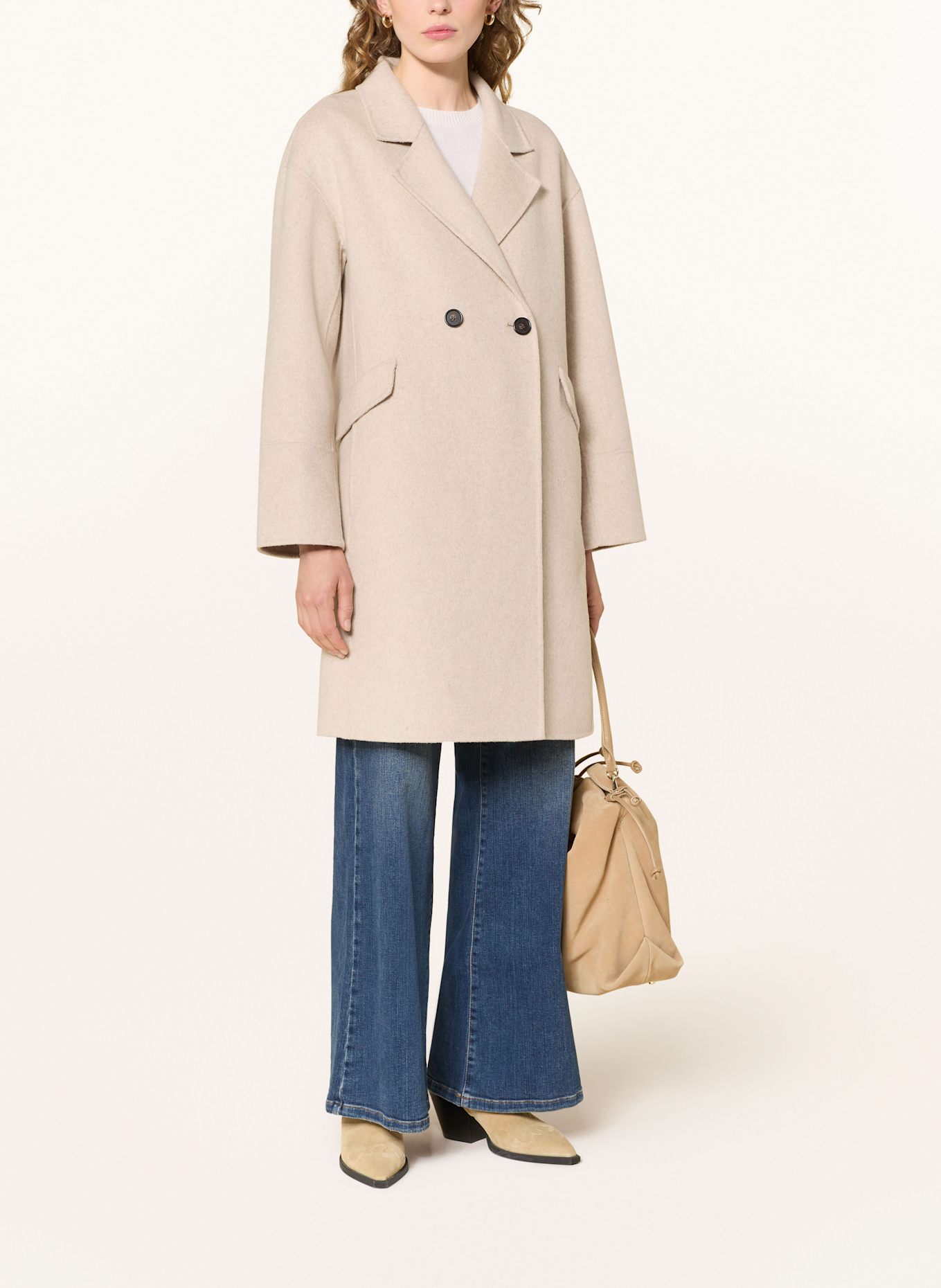 OPUS Mantel HAVILDA: CREME