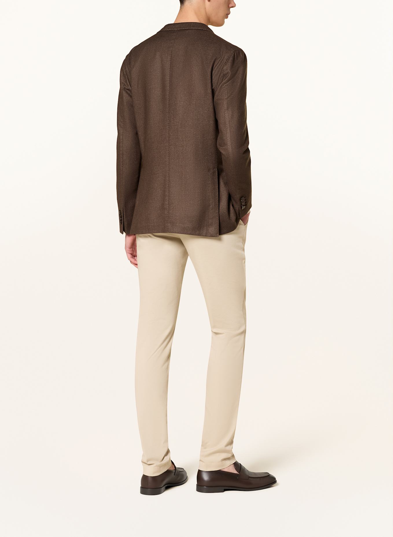 BOGLIOLI Sakko Extra Slim Fit: BRAUN