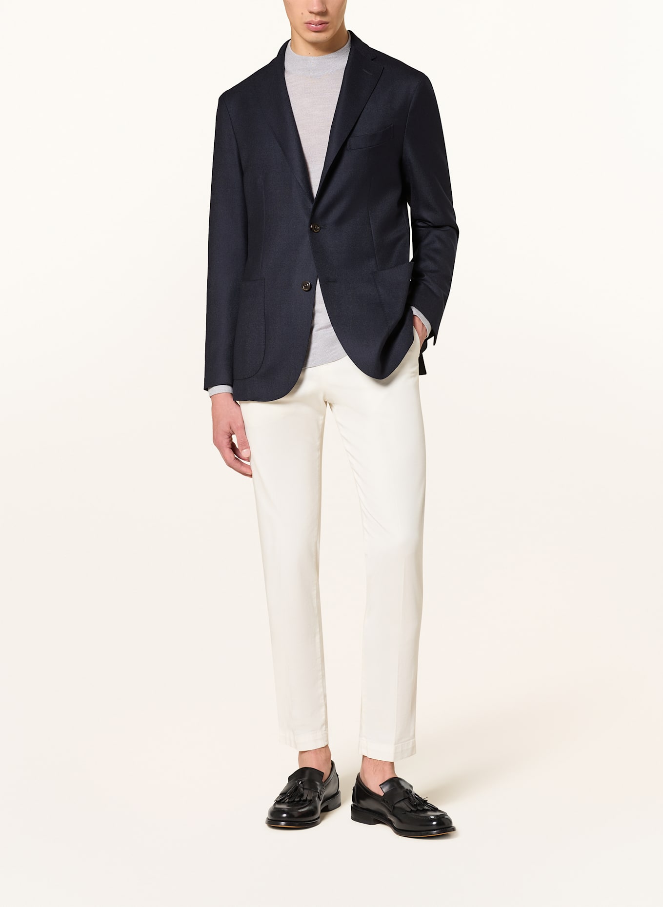 BOGLIOLI Marynarka extra slim fit: GRANATOWY