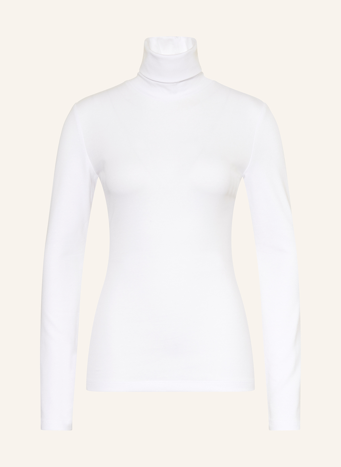 darling harbour Turtleneck shirt: WHITE