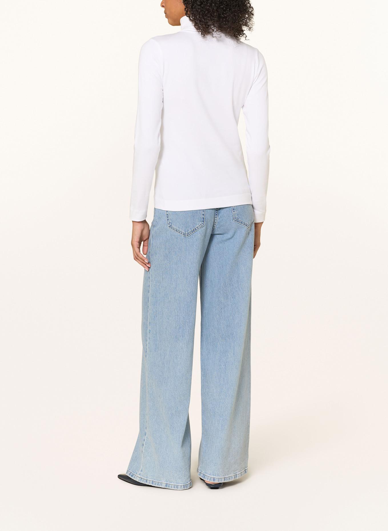 darling harbour Turtleneck shirt: WHITE