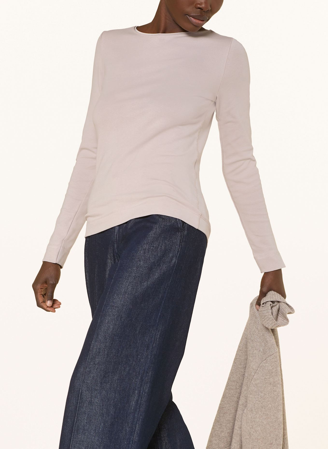 darling harbour Longsleeve: LIGHT TAUPE