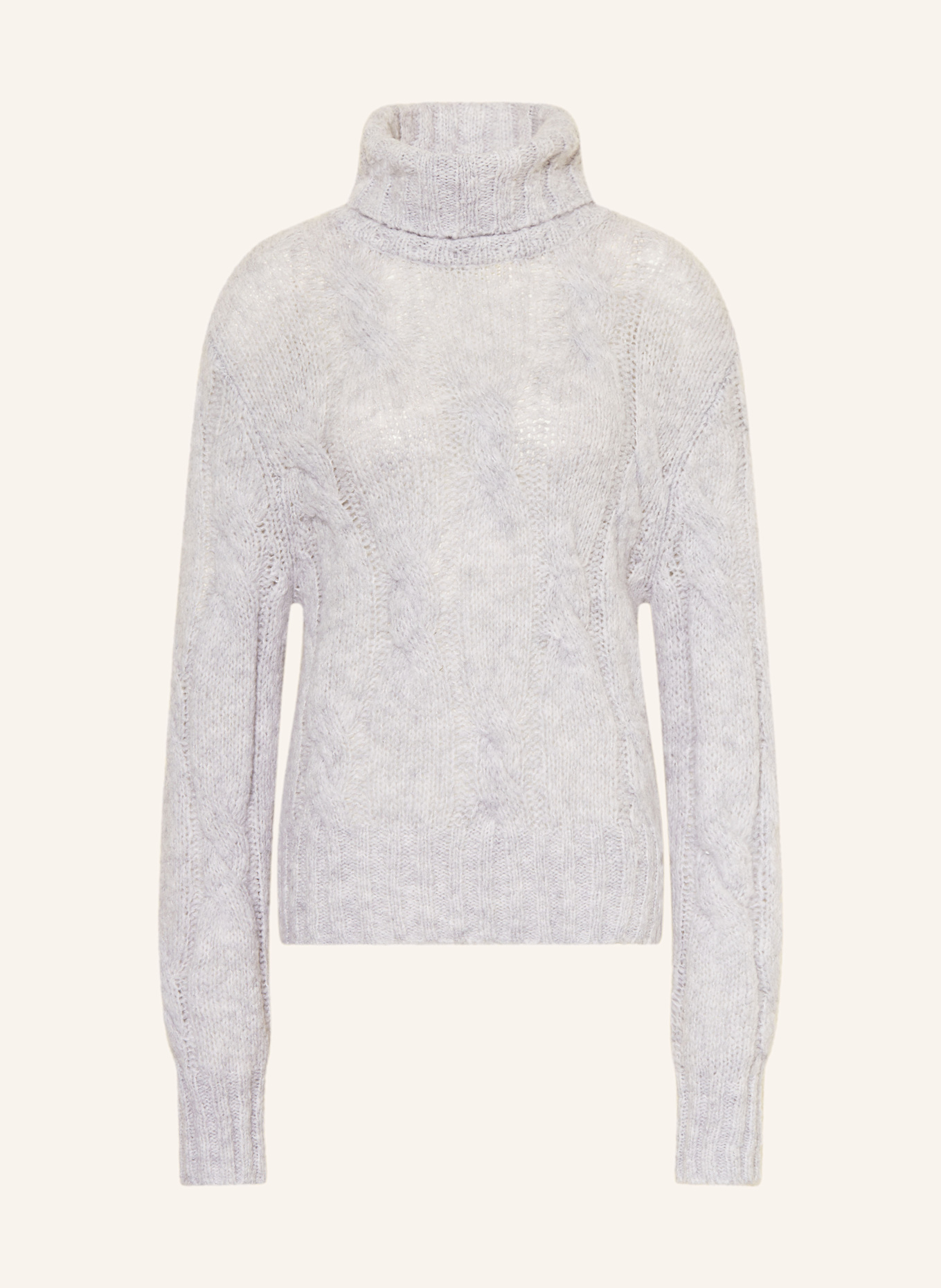 MAX & Co. Rollkragenpullover ANTILLE: HELLGRAU