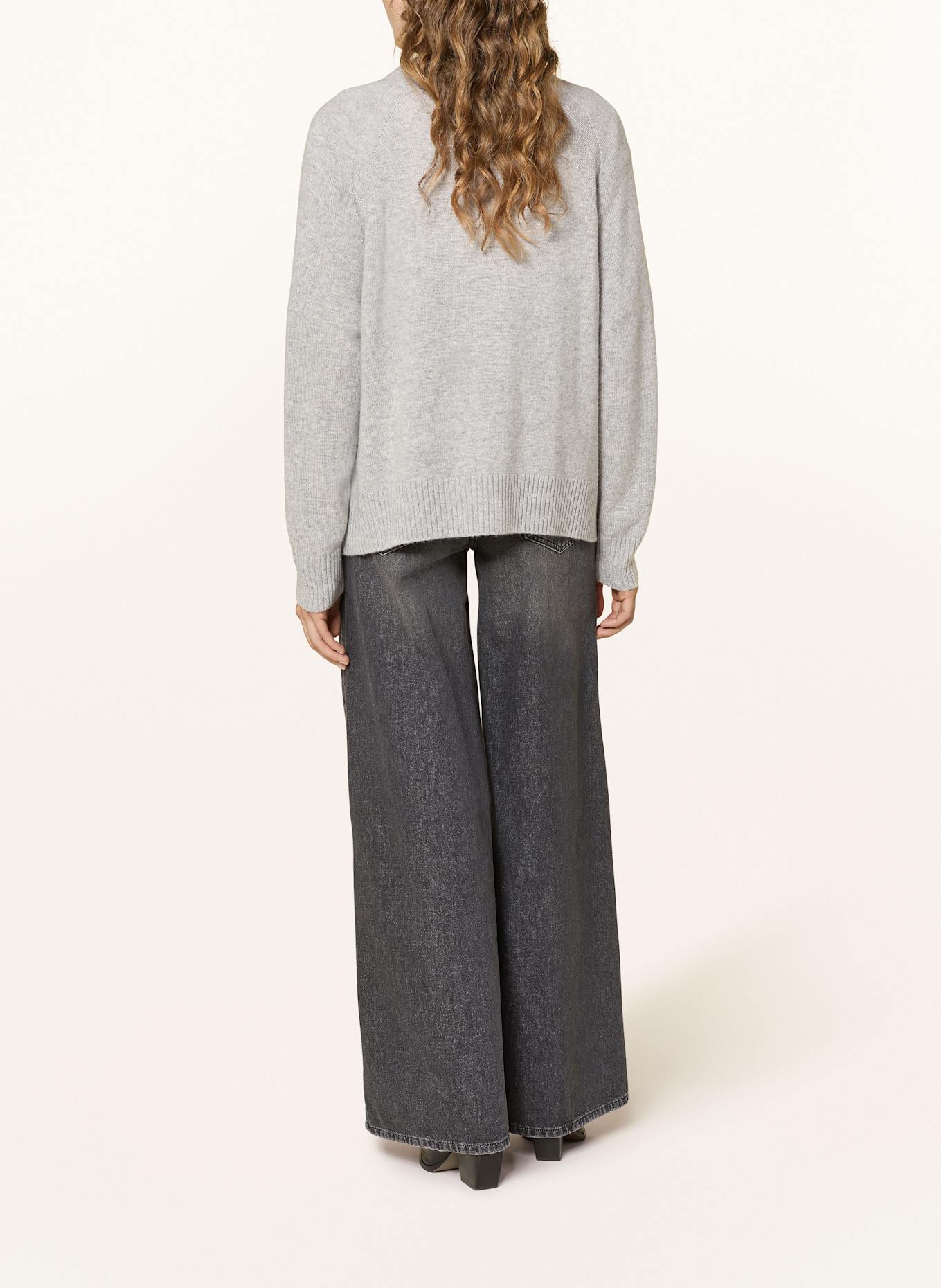 MAX & Co. Strickjacke SIGLA: HELLGRAU