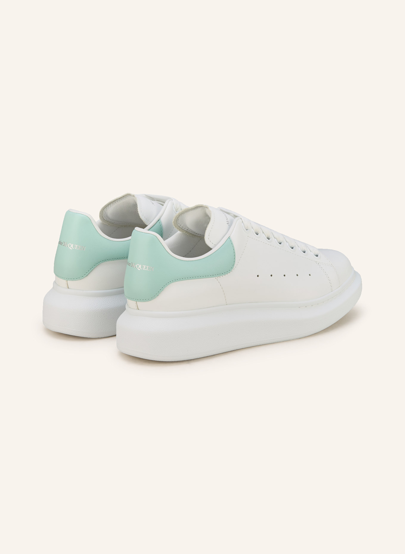 McQUEEN Sneaker: WEISS/ MINT