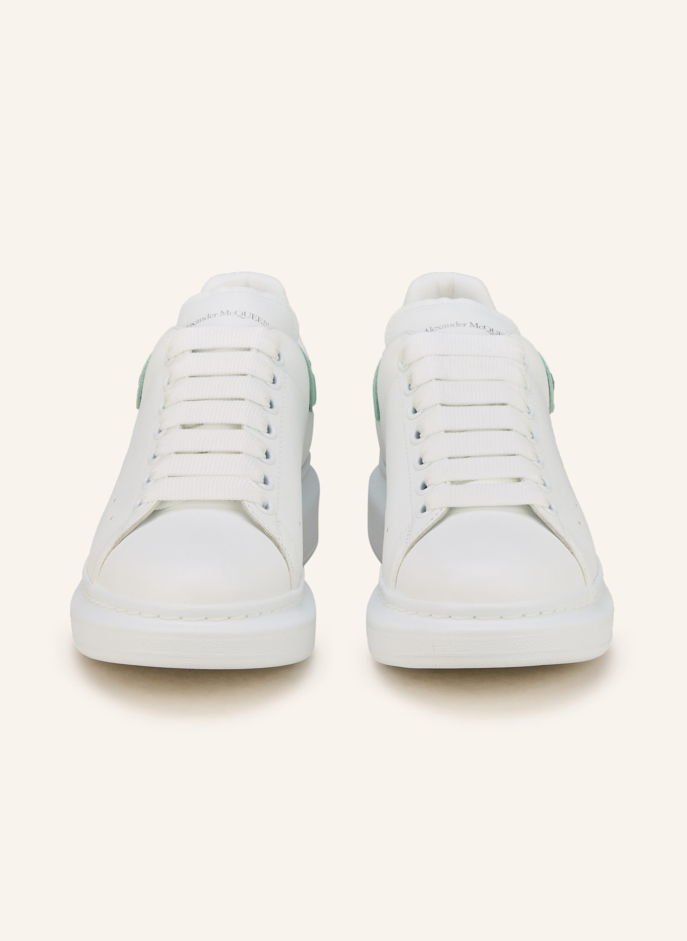 McQUEEN Sneaker: WEISS/ MINT