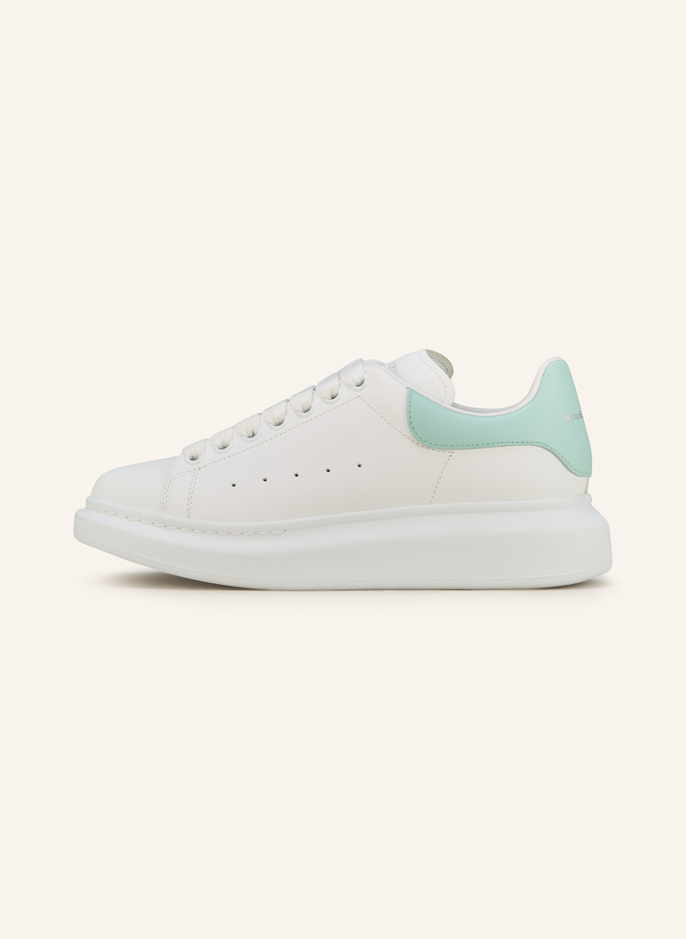 McQUEEN Sneaker: WEISS/ MINT