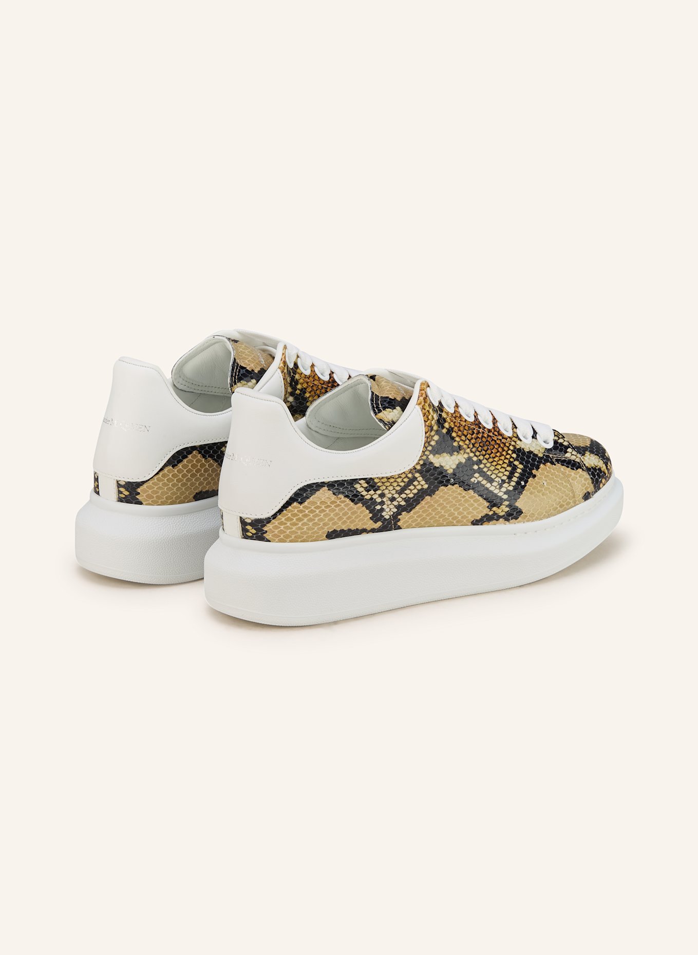McQUEEN Sneaker: OLIV/ SCHWARZ/ KHAKI