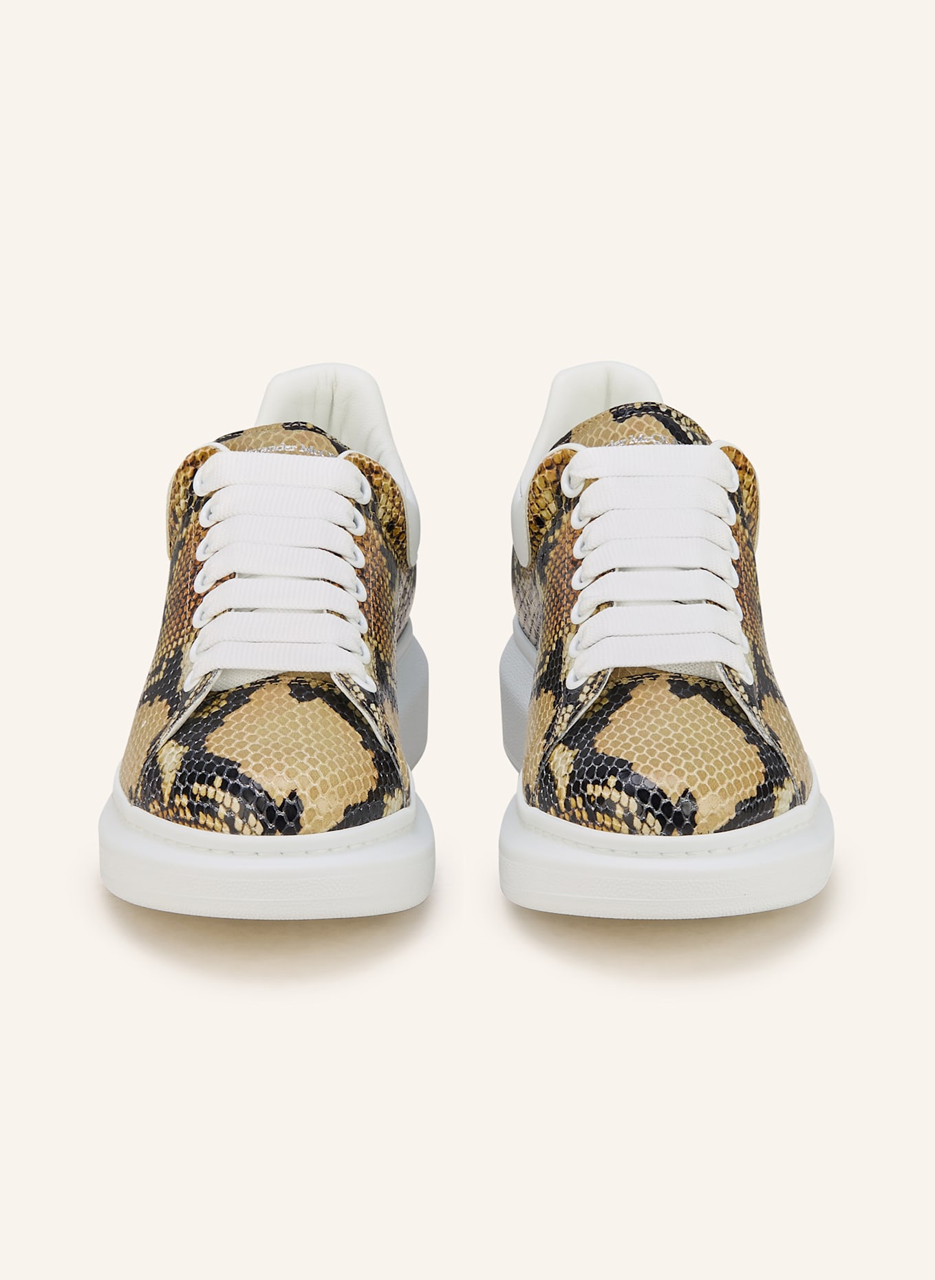 McQUEEN Sneaker: OLIV/ SCHWARZ/ KHAKI