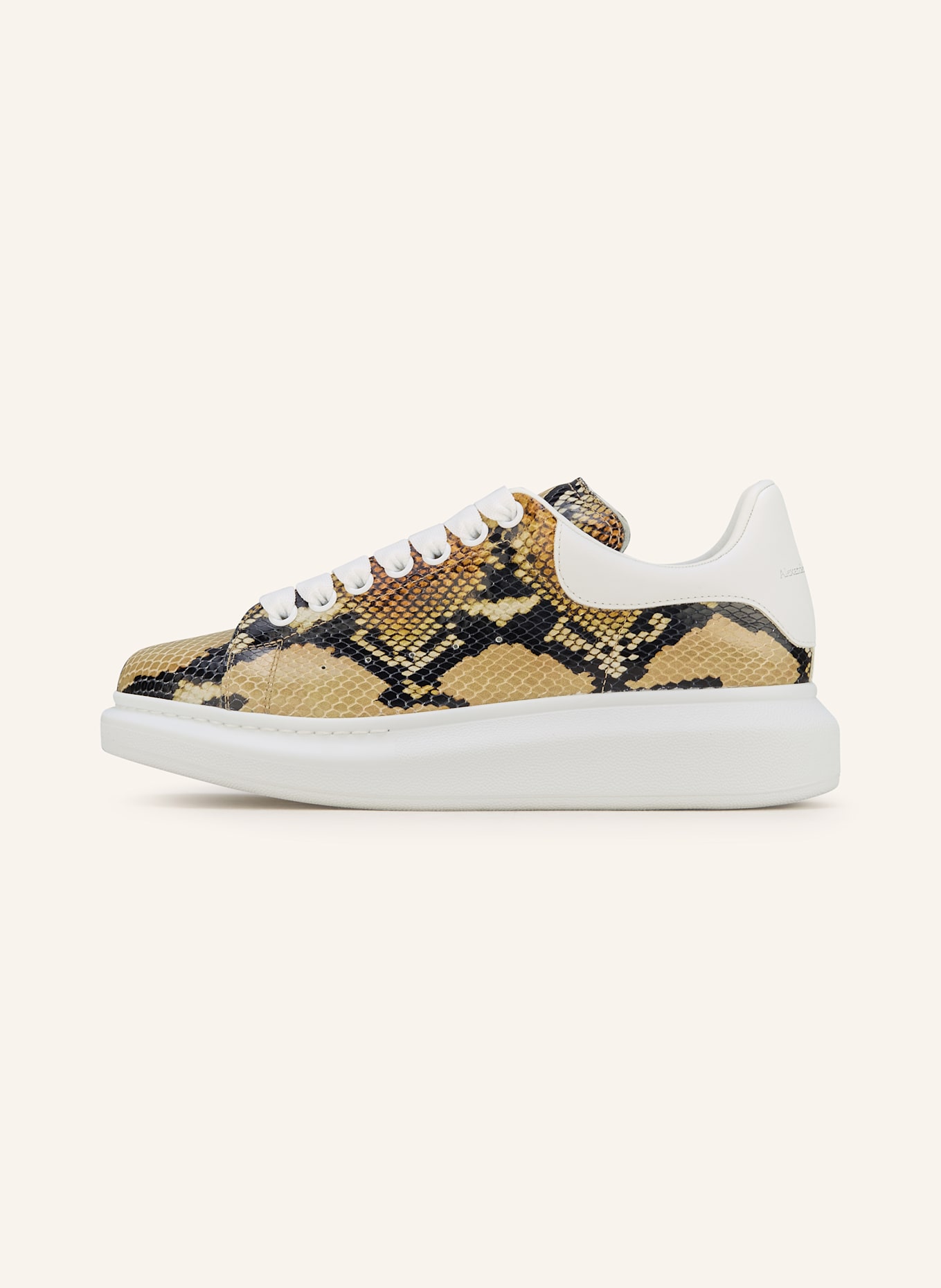 McQUEEN Sneaker: OLIV/ SCHWARZ/ KHAKI