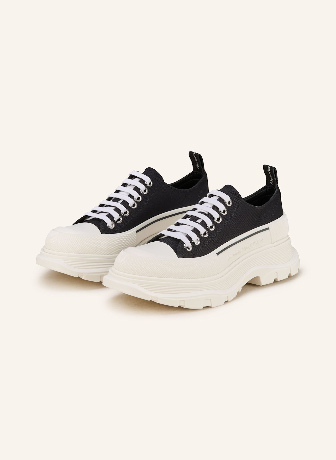 McQUEEN Sneaker: SCHWARZ/ WEISS