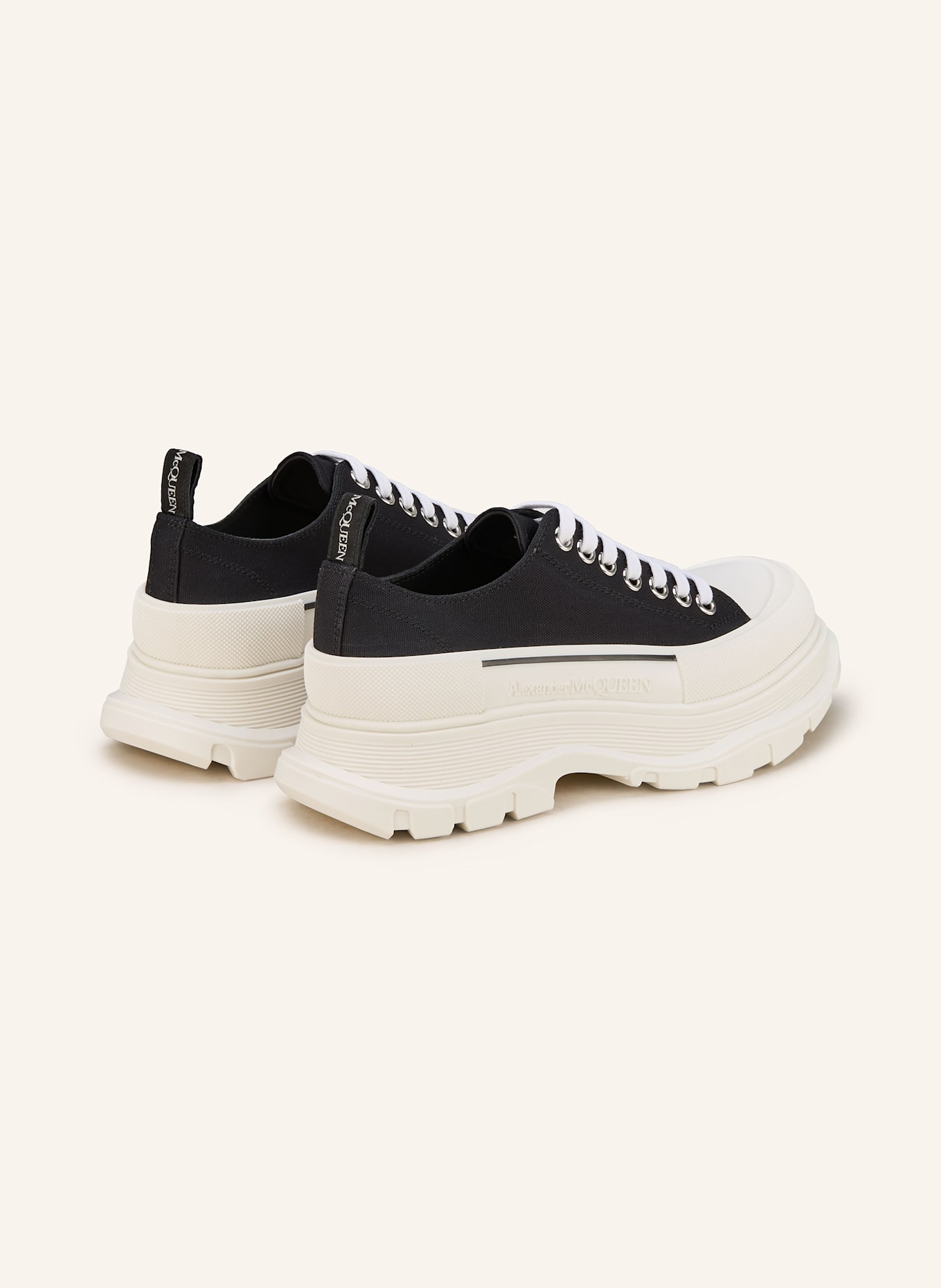 McQUEEN Sneaker: SCHWARZ/ WEISS