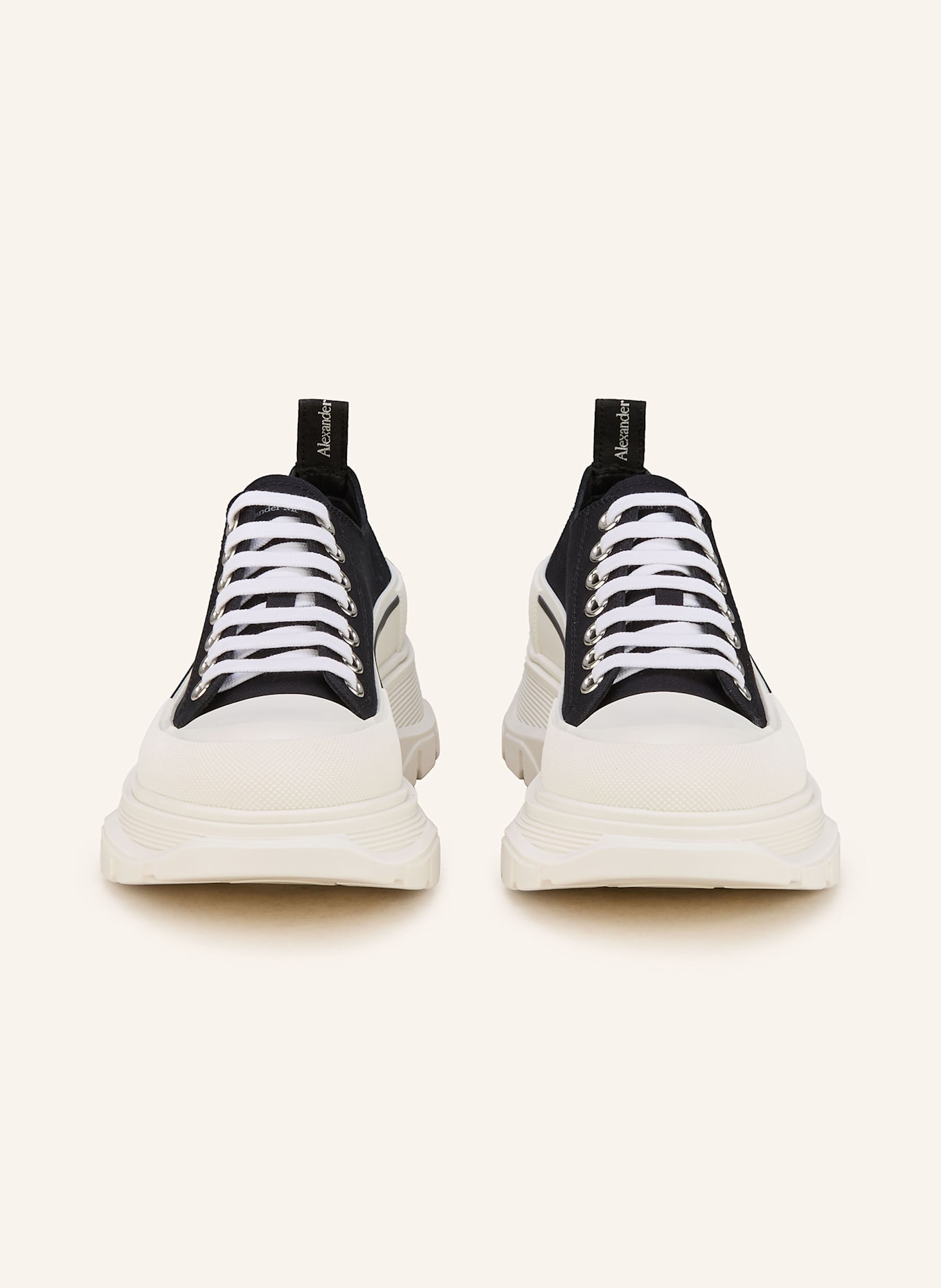 McQUEEN Sneaker: SCHWARZ/ WEISS