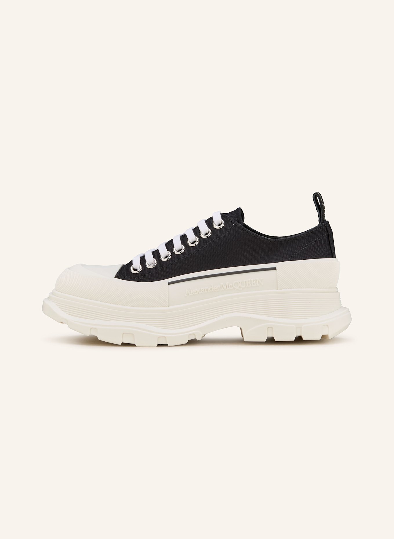 McQUEEN Sneaker: SCHWARZ/ WEISS