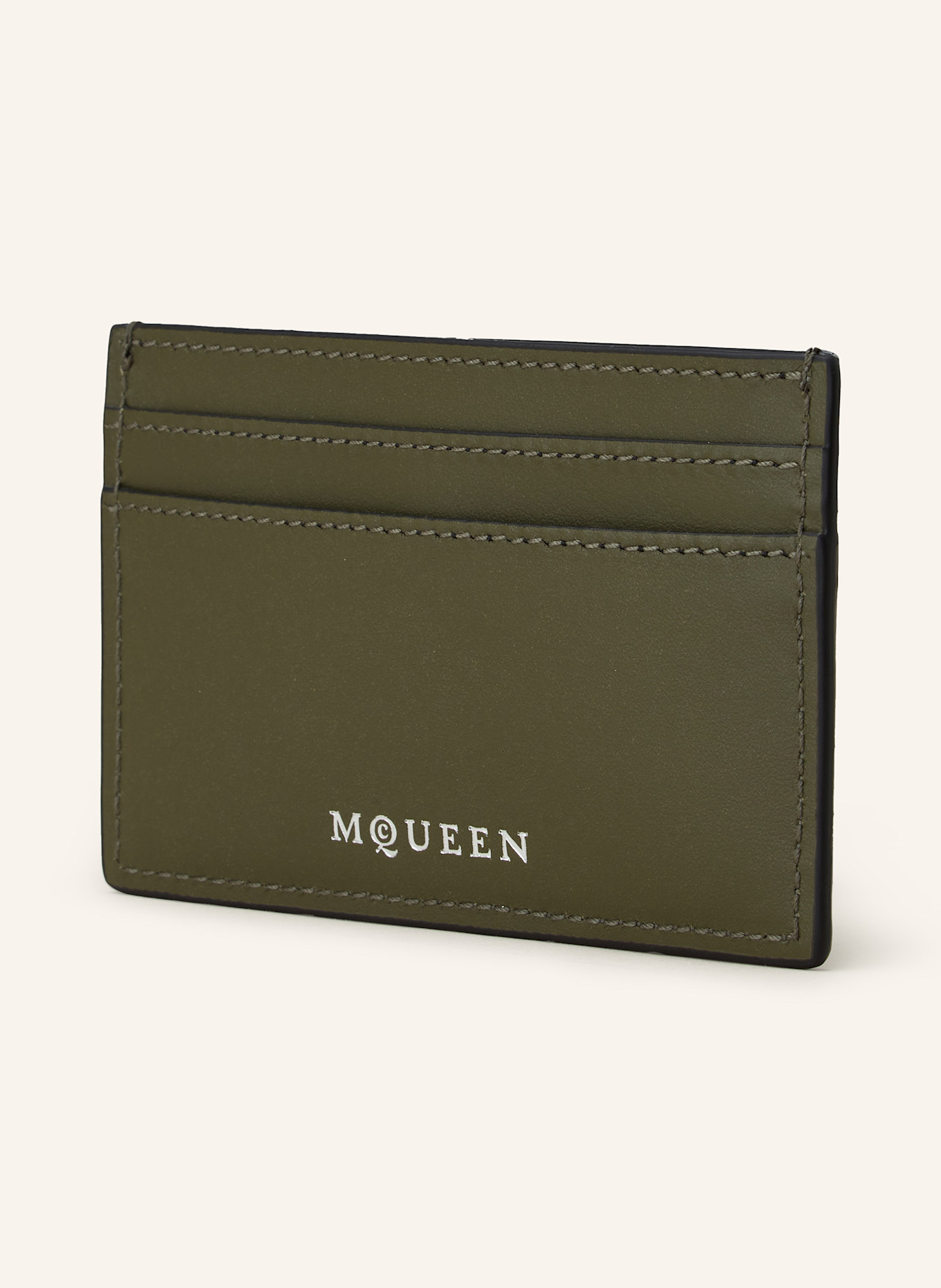 McQUEEN Kartenetui SKULL: KHAKI