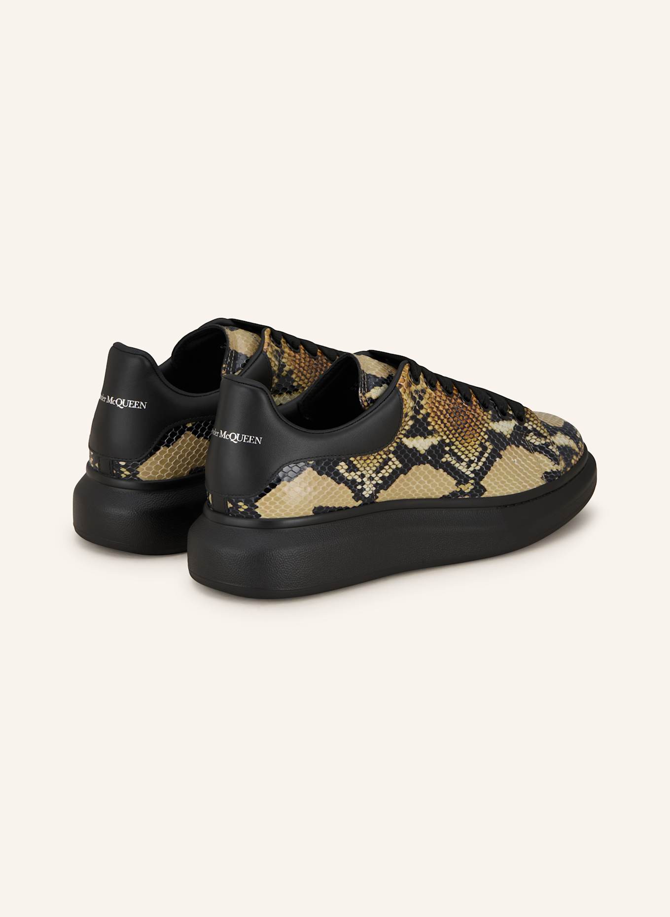 McQUEEN Sneaker: SCHWARZ/ BEIGE