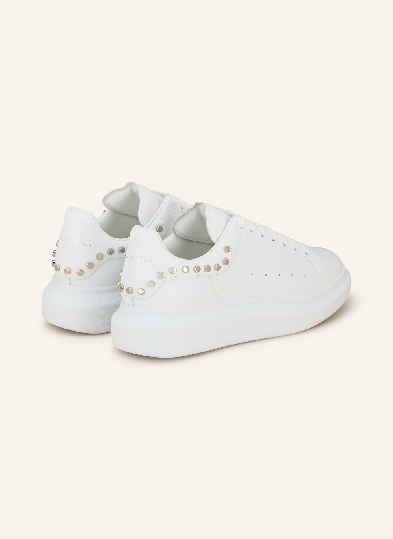 McQUEEN Sneaker mit Nieten: WEISS