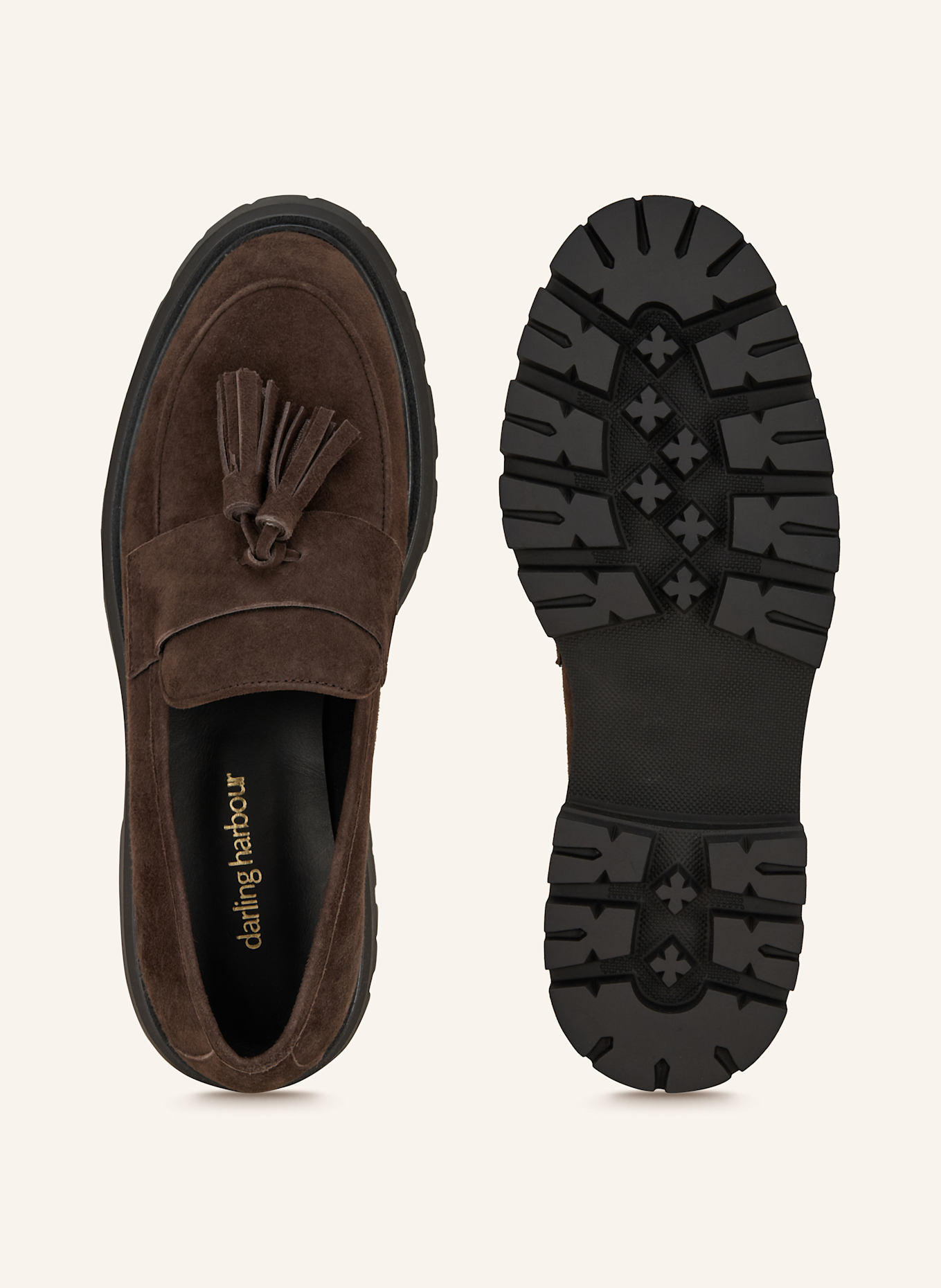 darling harbour Plateau-Loafer: DUNKELBRAUN