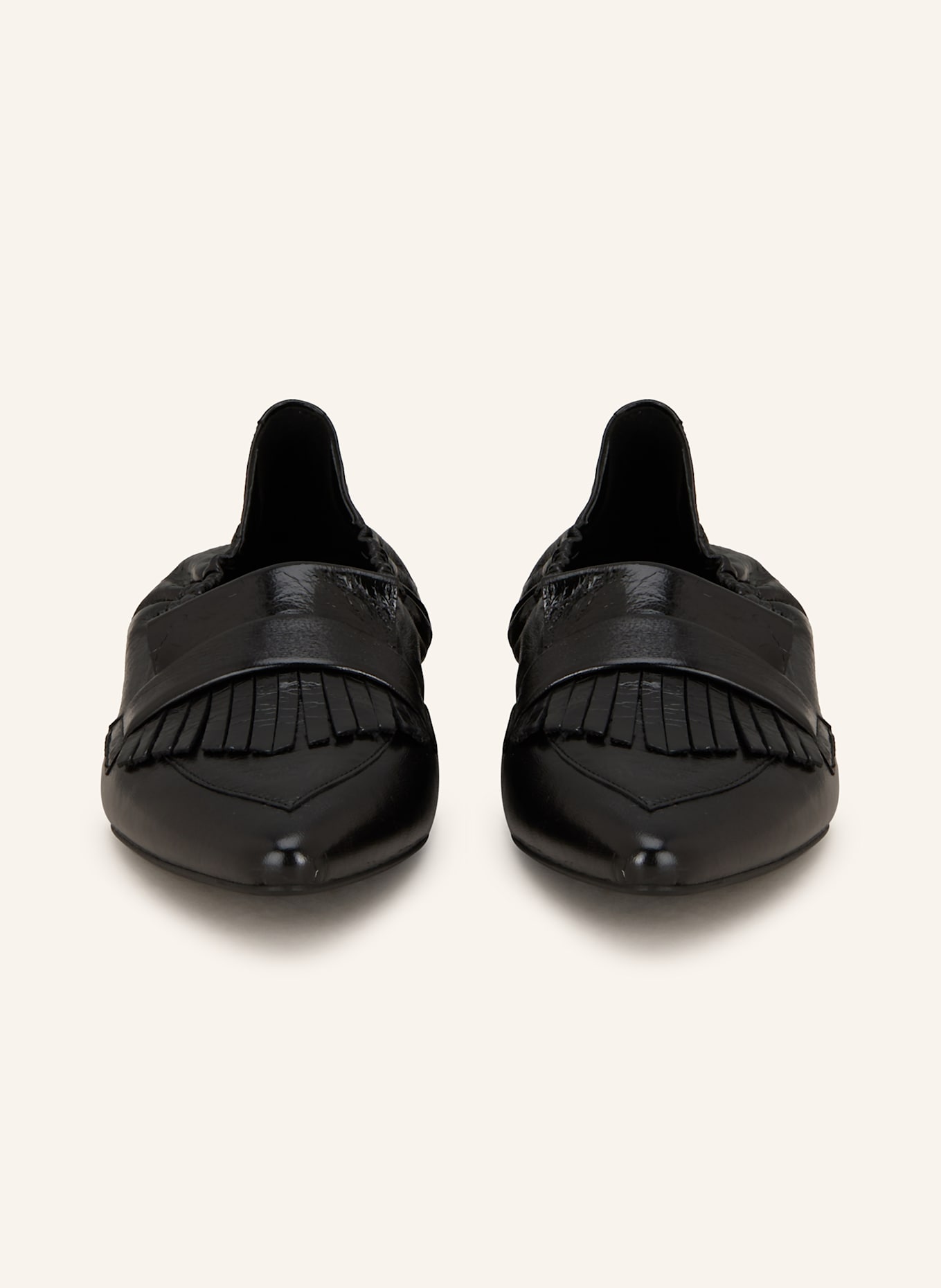 darling harbour Lackballerinas: SCHWARZ