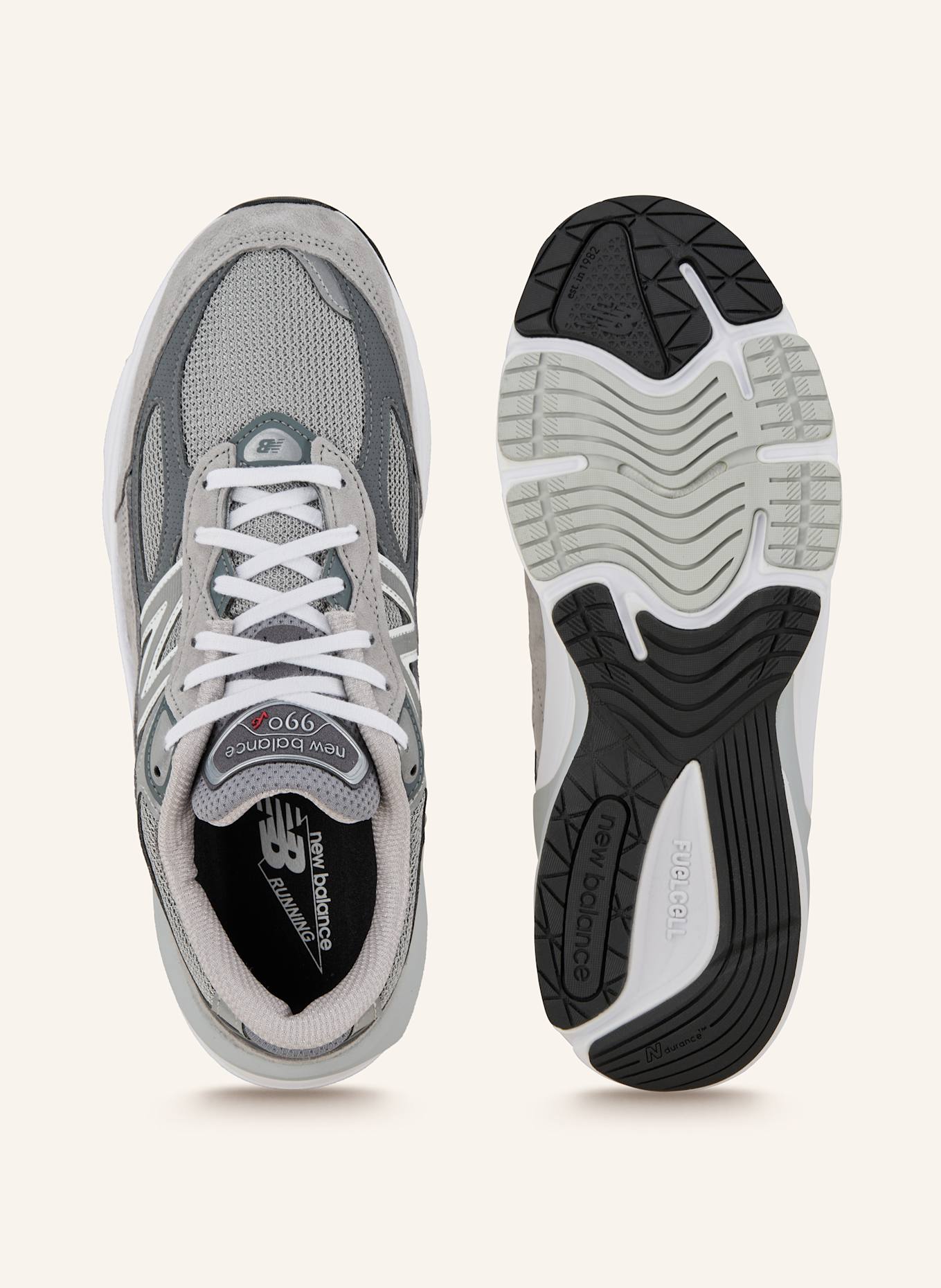 new balance Sneaker 990: GRAU / DUNKELGRAU