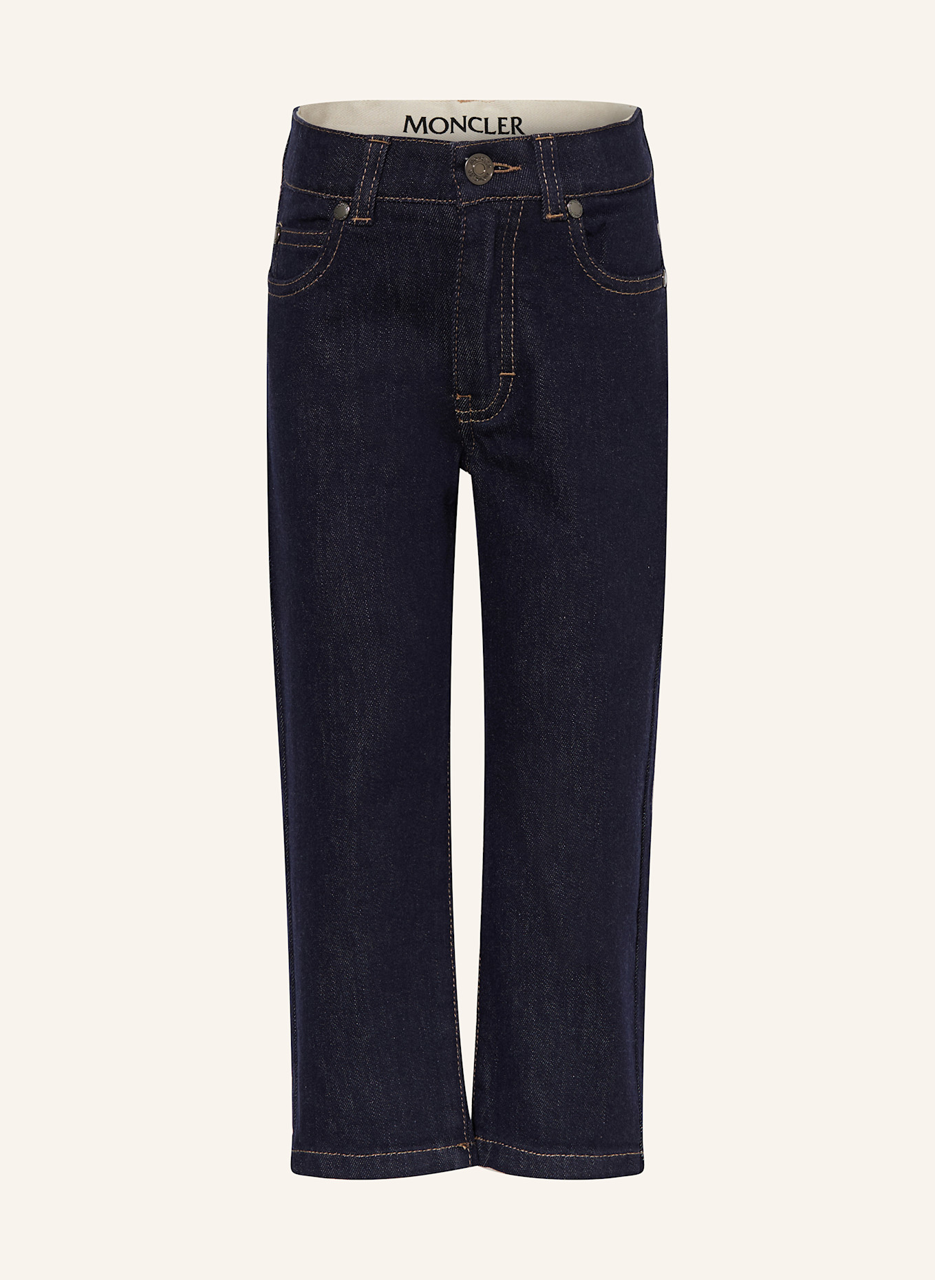 MONCLER enfant Jeans Straight Fit: DUNKELBLAU