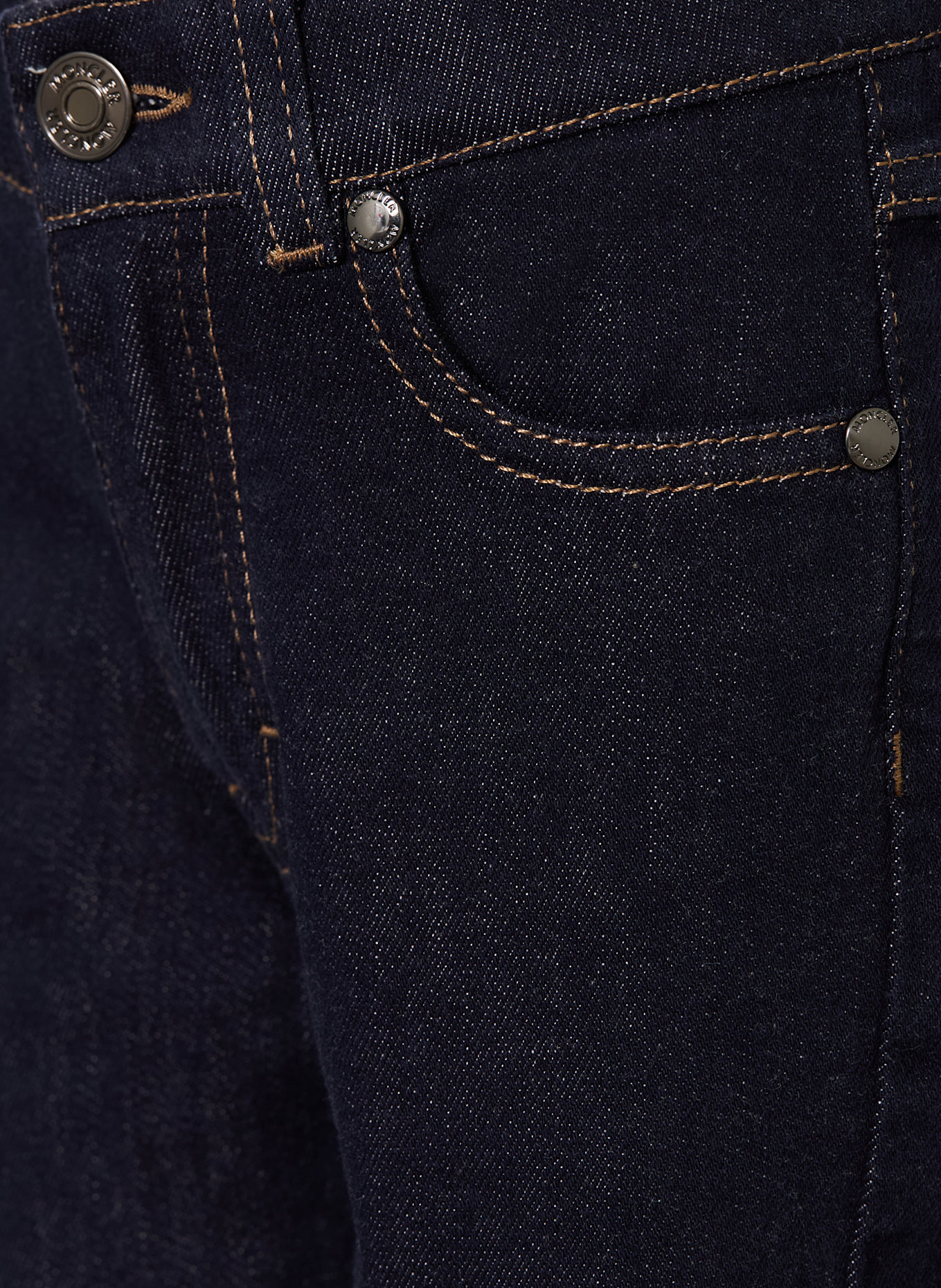 MONCLER enfant Jeans Straight Fit: DUNKELBLAU