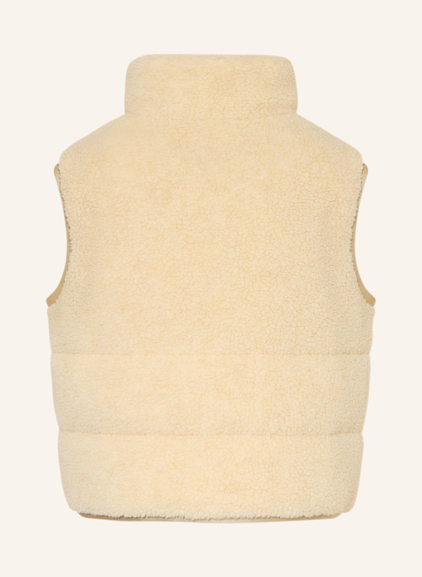 MONCLER enfant Teddyfell-Weste ORIN: ECRU