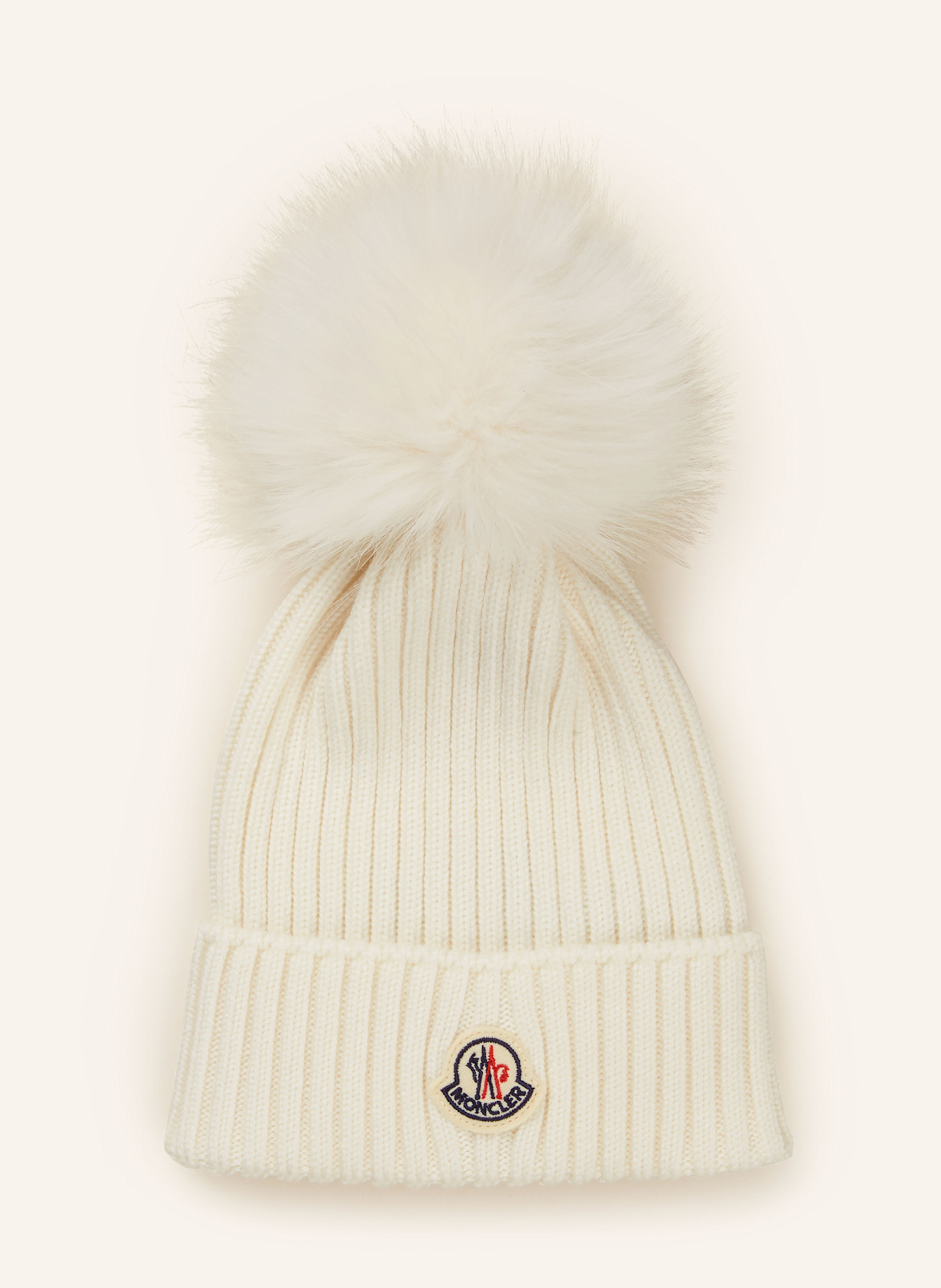 MONCLER enfant Mütze: ECRU
