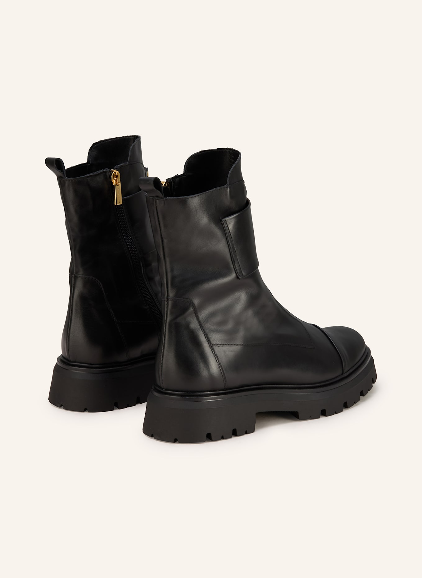 darling harbour Biker Boots: SCHWARZ