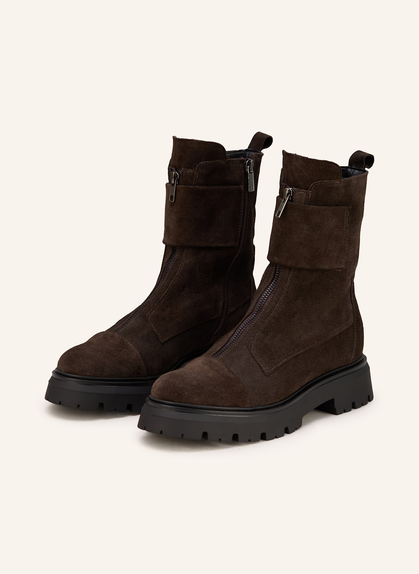 darling harbour Biker Boots: DUNKELBRAUN