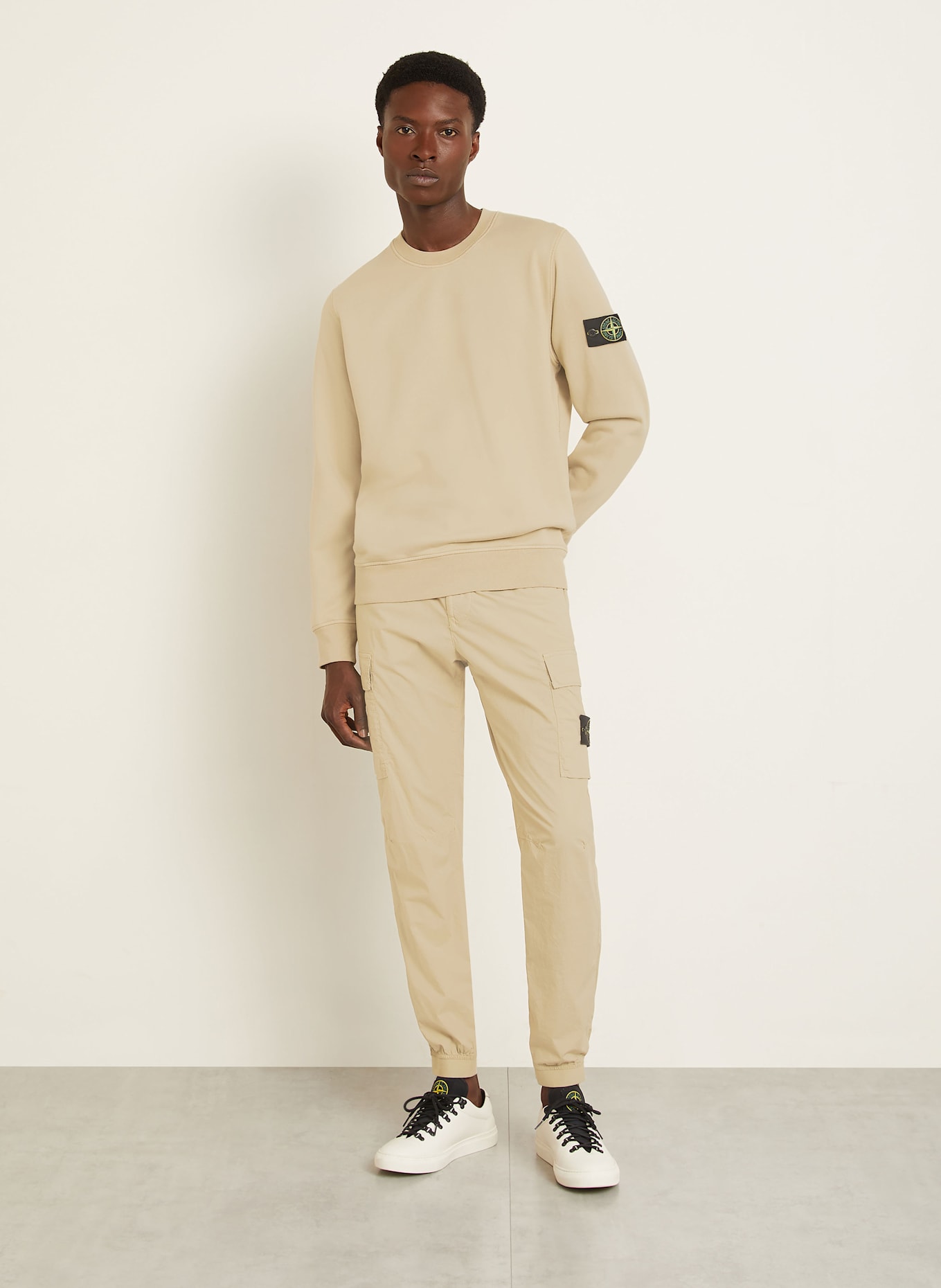 STONE ISLAND Sweatshirt: BEIGE