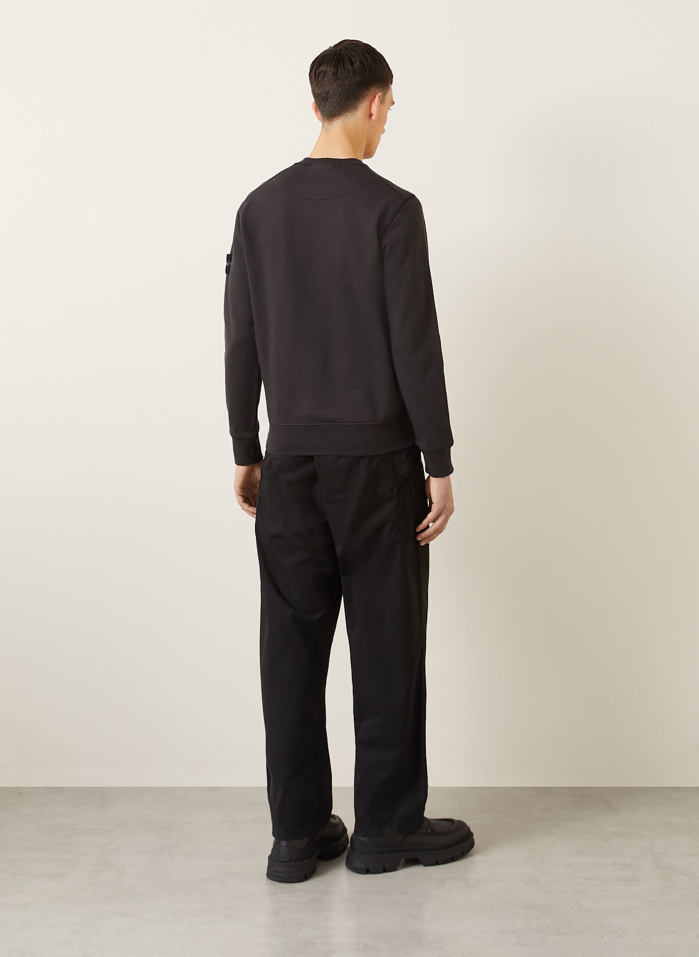 STONE ISLAND Sweatshirt: DUNKELGRAU