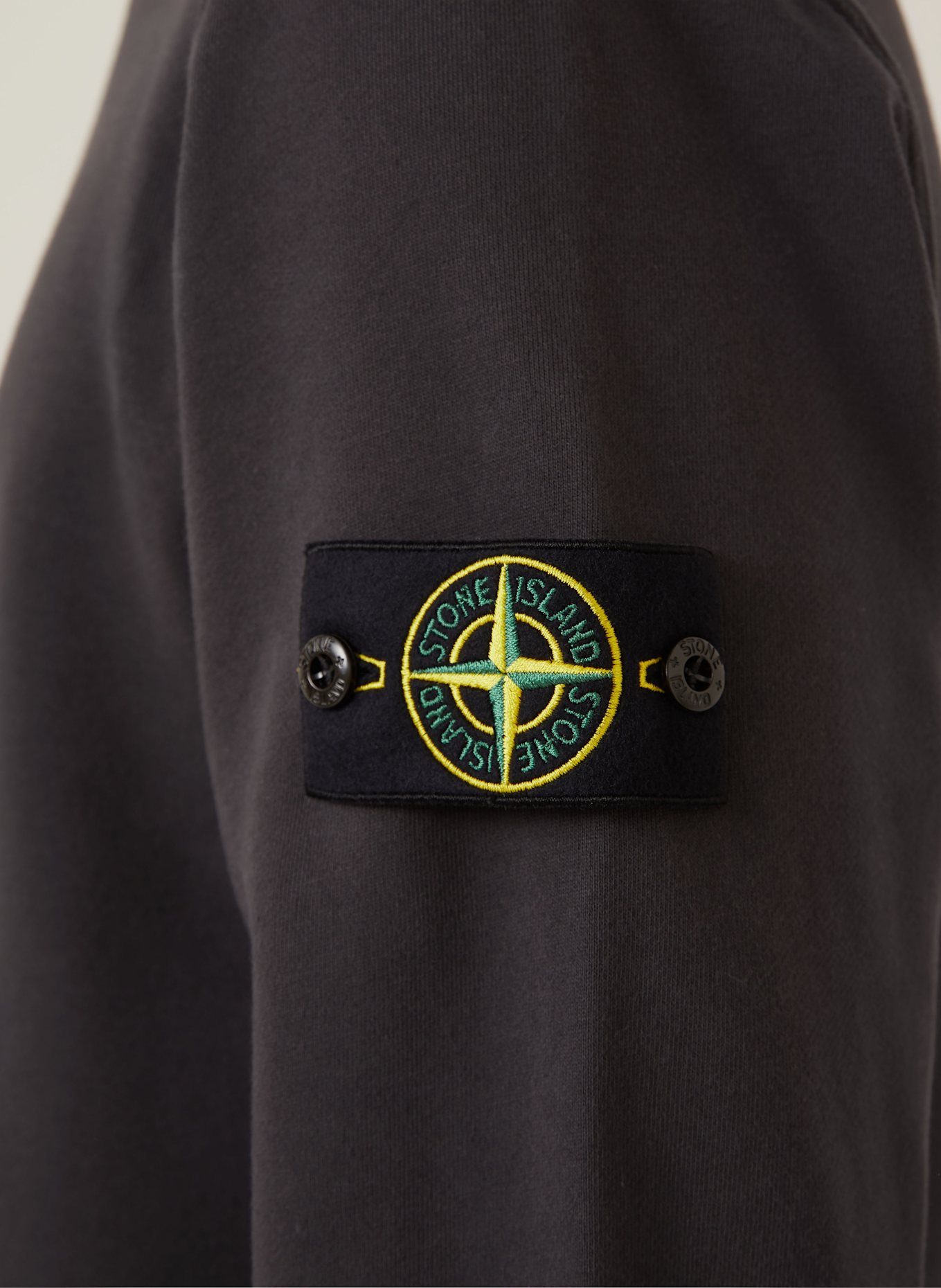 STONE ISLAND Sweatshirt: DUNKELGRAU