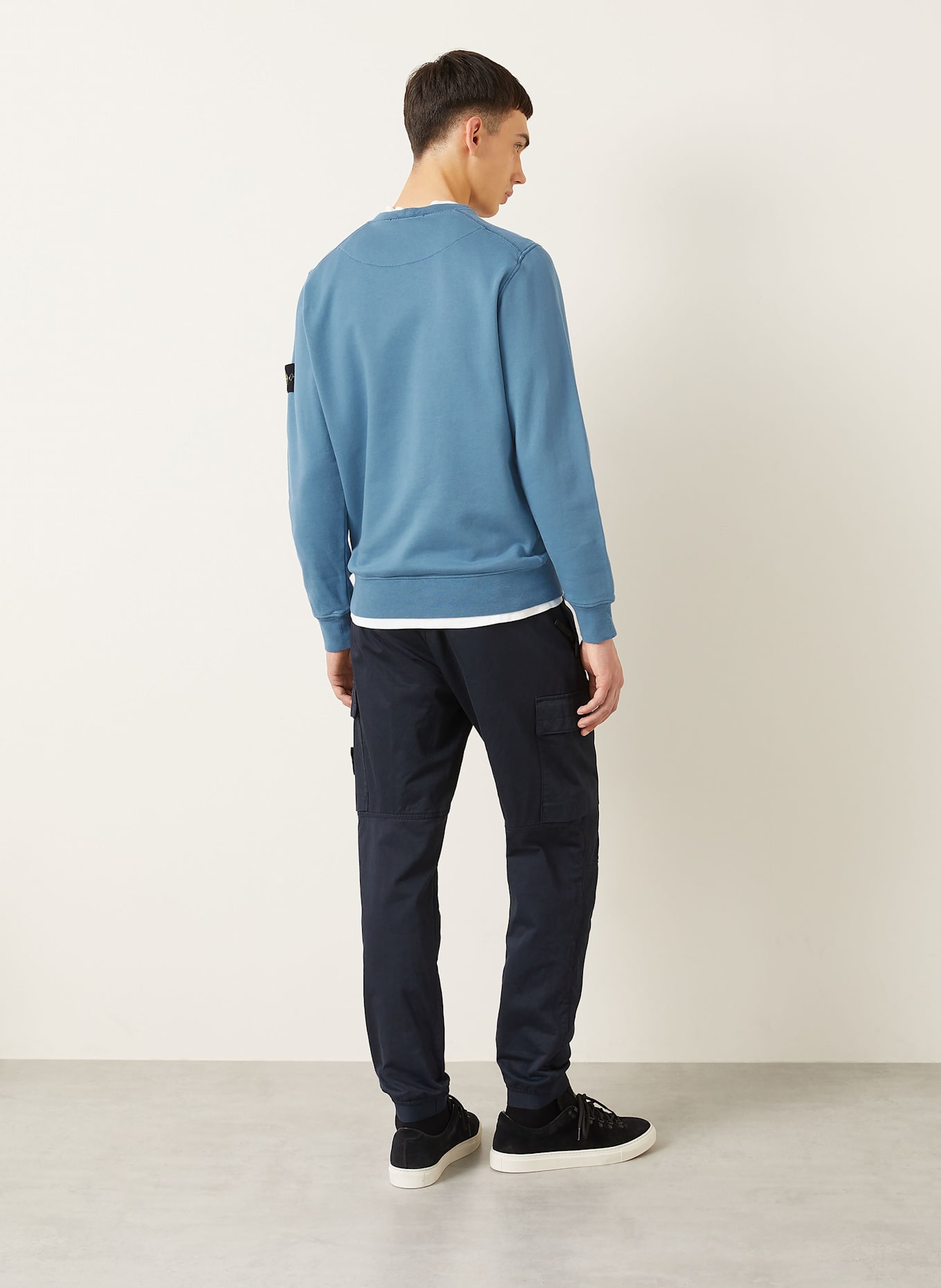 STONE ISLAND Sweatshirt: BLAUGRAU