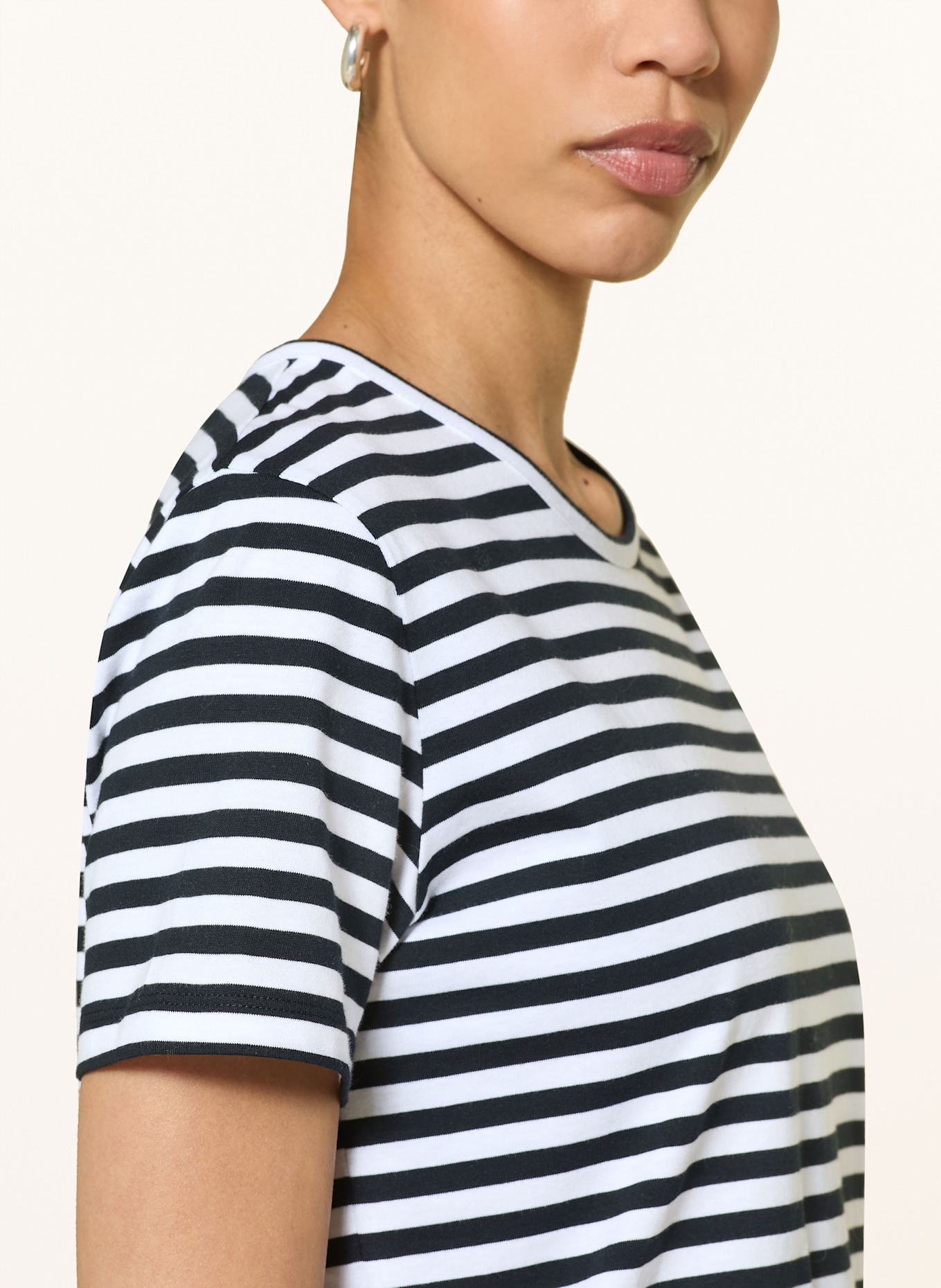 LUISA CERANO T-Shirt: DUNKELBLAU / WEISS