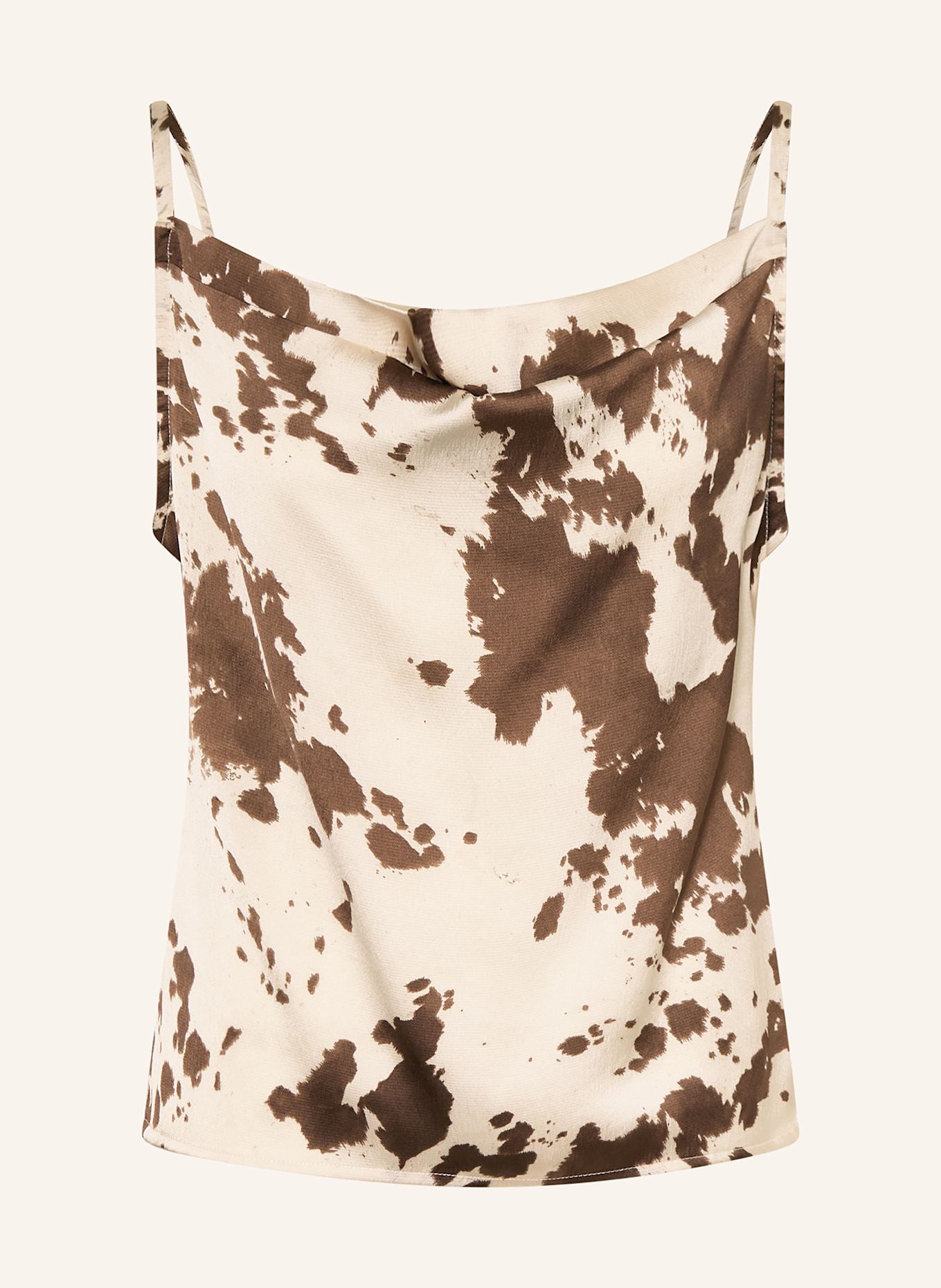 NEO NOIR Satintop LINDY: HELLBRAUN / DUNKELBRAUN