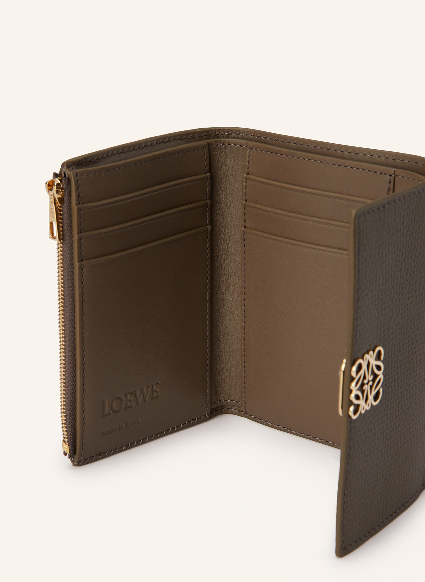 LOEWE Geldbörse ANAGRAM SMALL: KHAKI