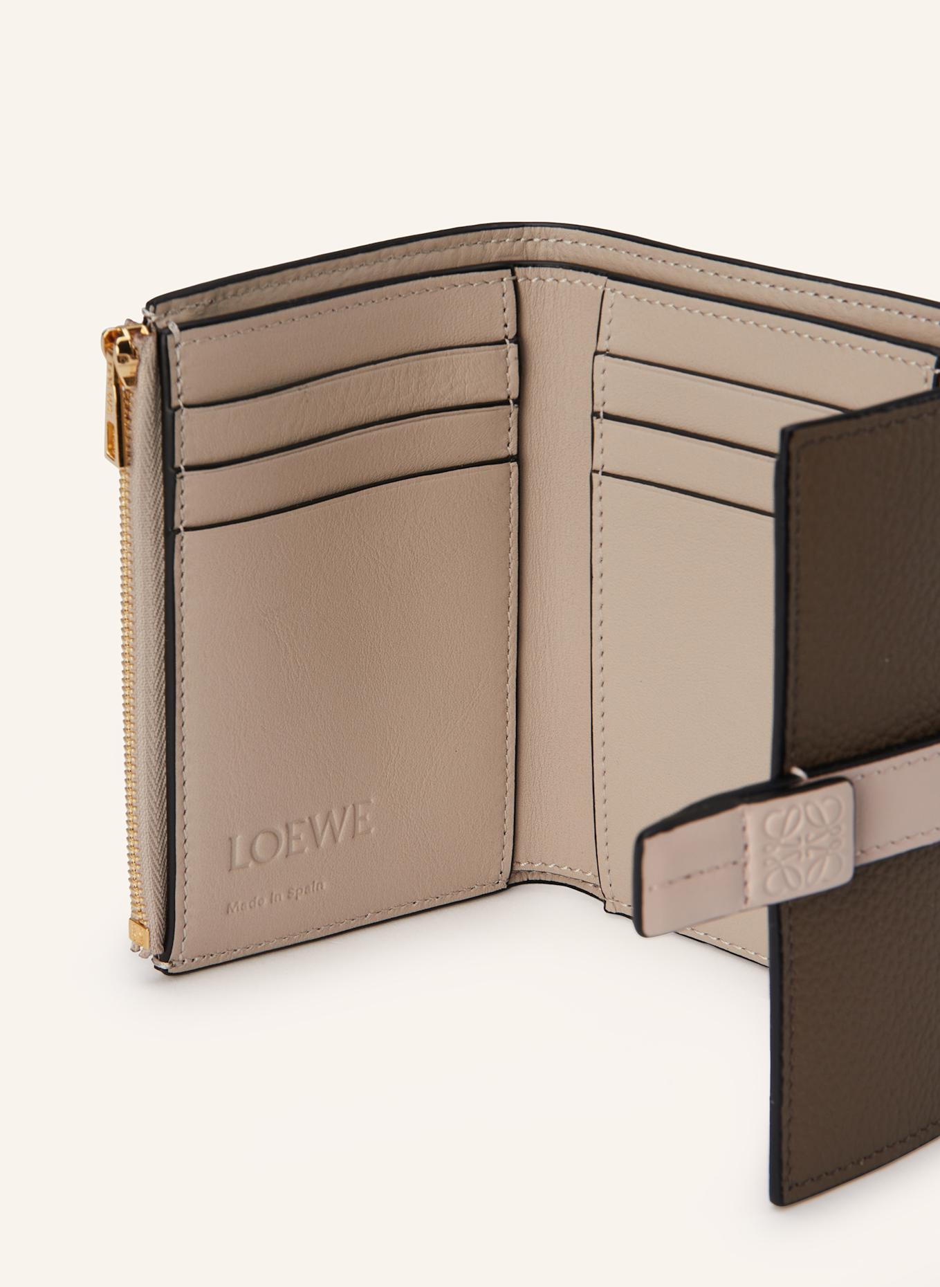 LOEWE Geldbörse: KHAKI / HELLROSA