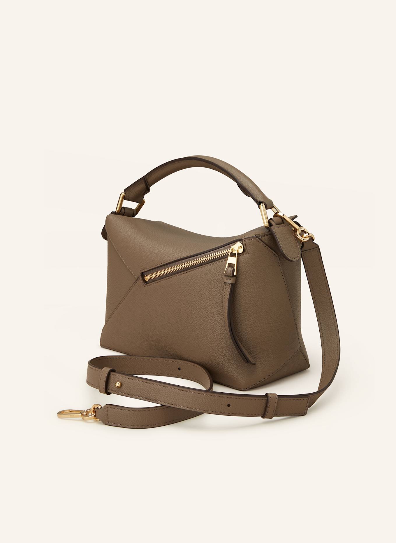 LOEWE Handtasche PUZZLE EDGE SMALL: TAUPE