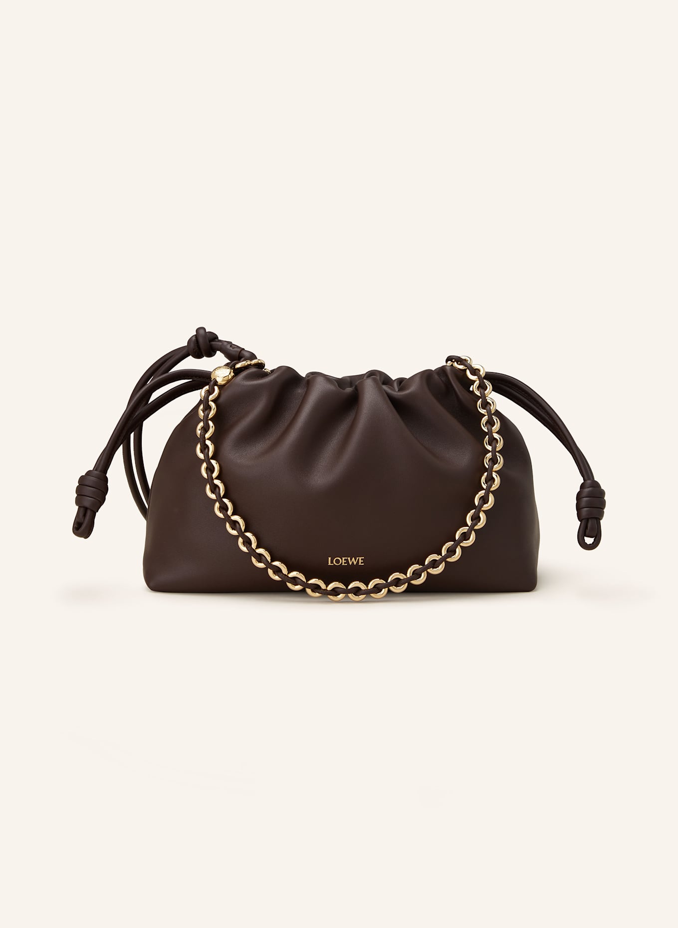 LOEWE Umhängetasche FLAMENCO MEDIUM: DUNKELBRAUN