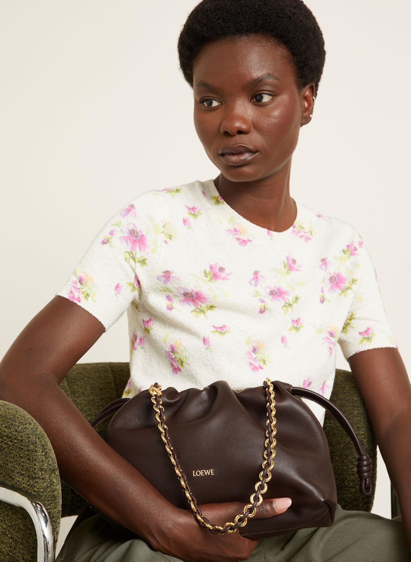 LOEWE Umhängetasche FLAMENCO MEDIUM: DUNKELBRAUN