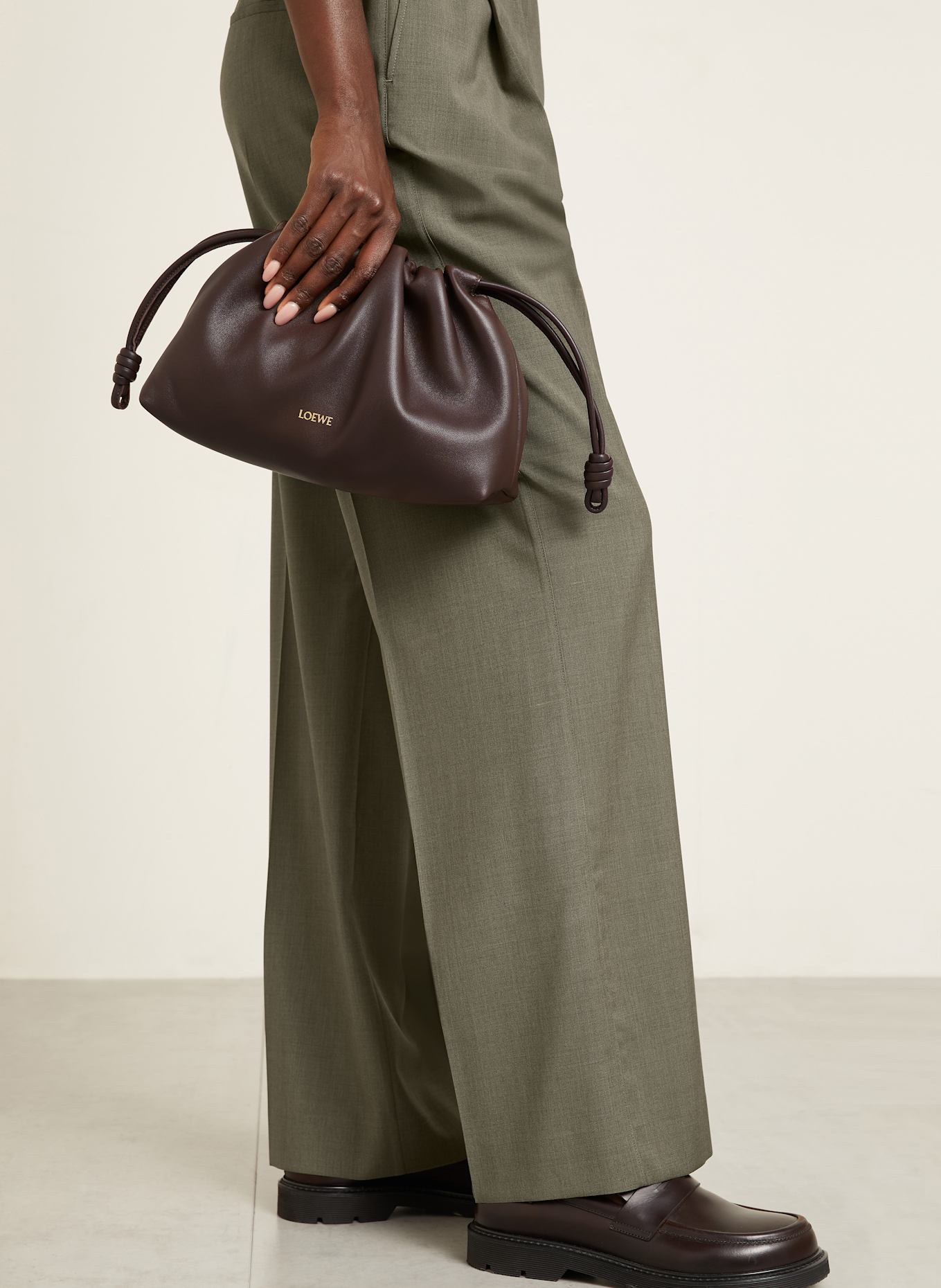 LOEWE Umhängetasche FLAMENCO MEDIUM: DUNKELBRAUN