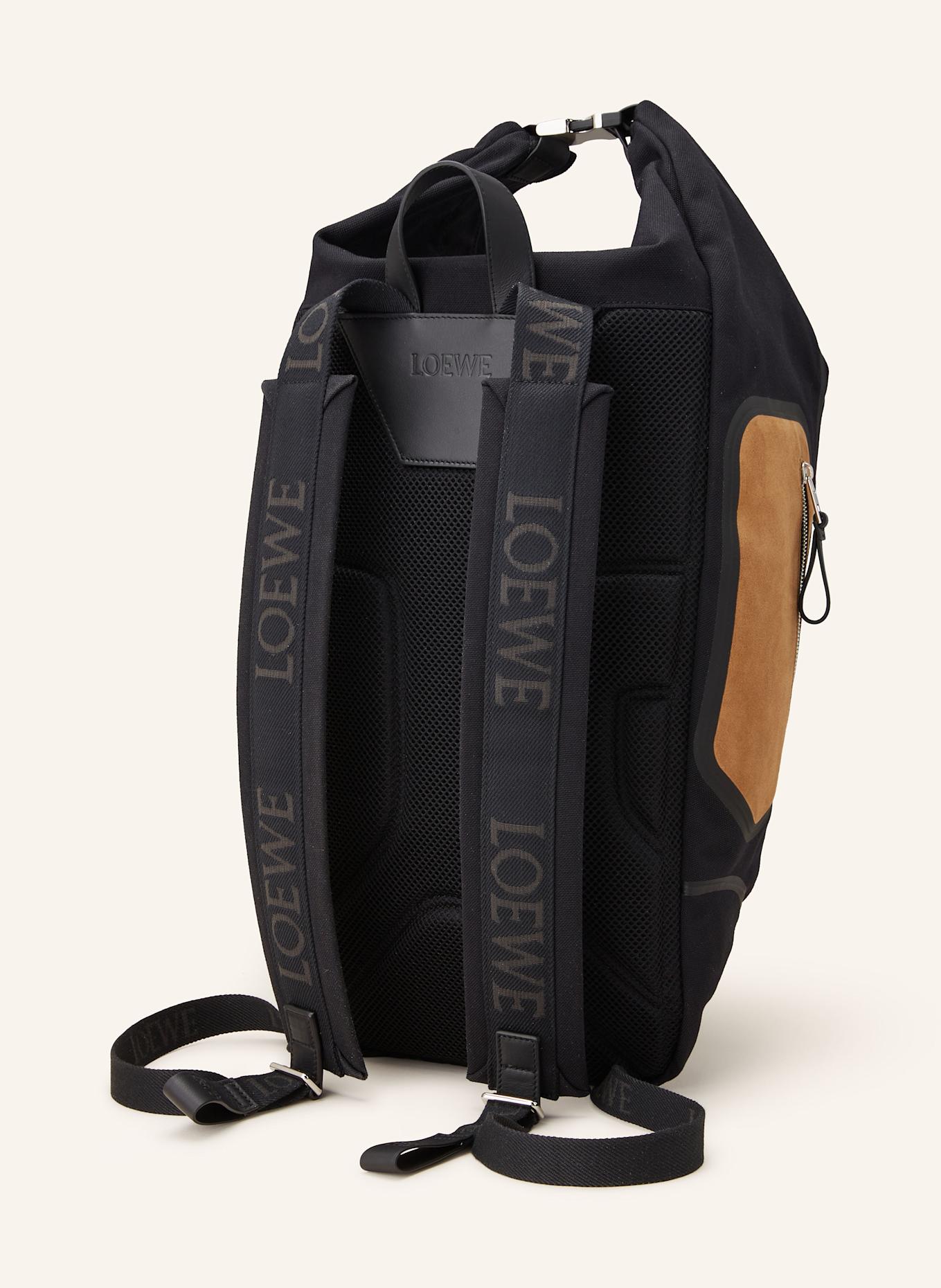 LOEWE Rucksack: SCHWARZ / GOLD