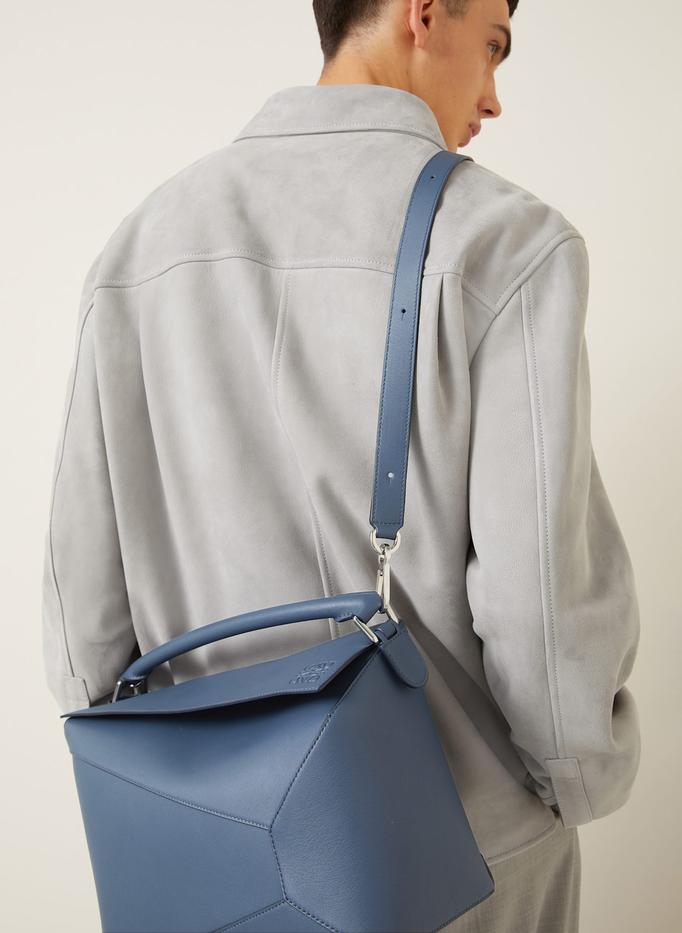 LOEWE Handtasche PUZZLE EDGE LARGE: BLAUGRAU